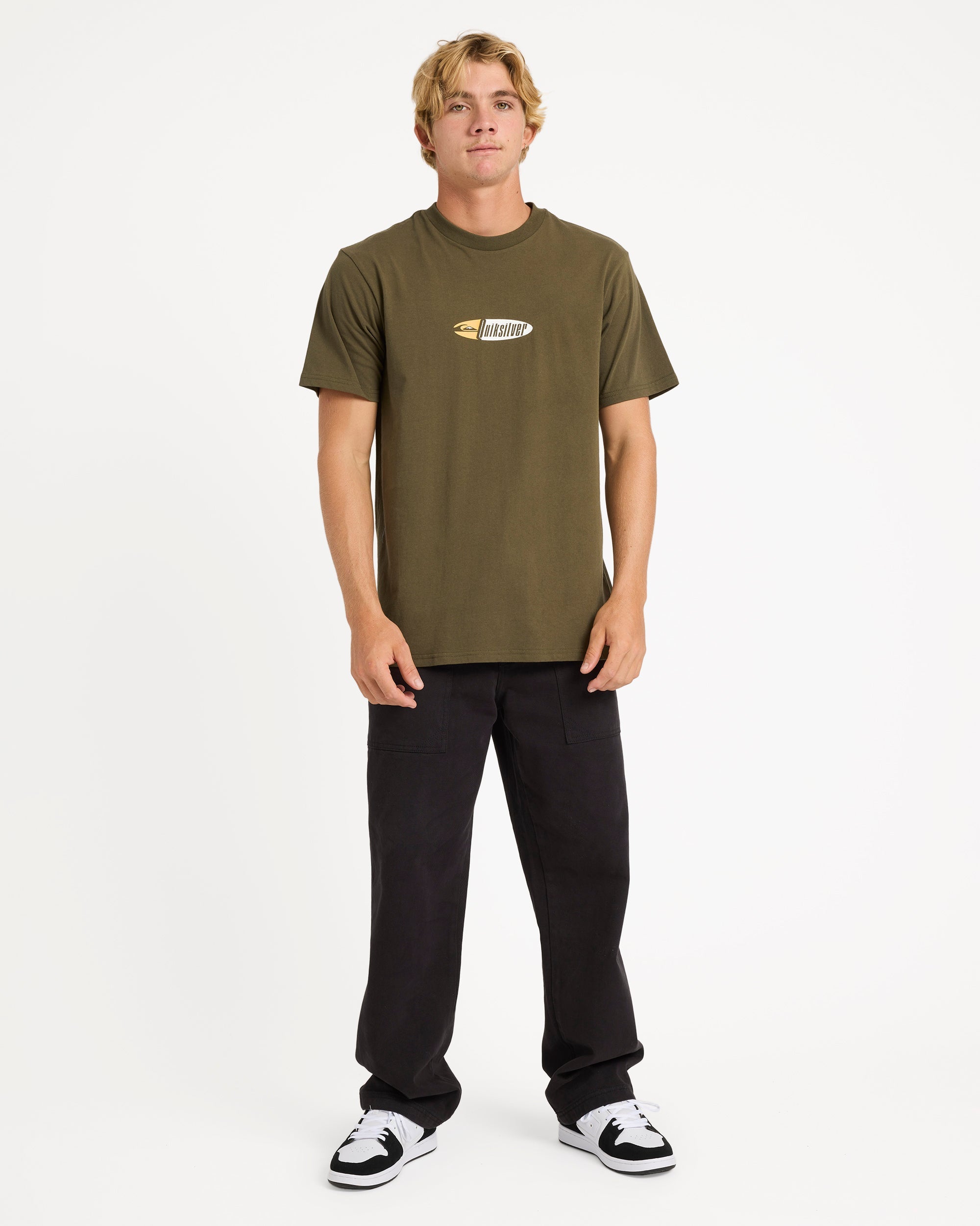 Mens Channel Fix T-Shirt – Grape Leaf – Quiksilver AU