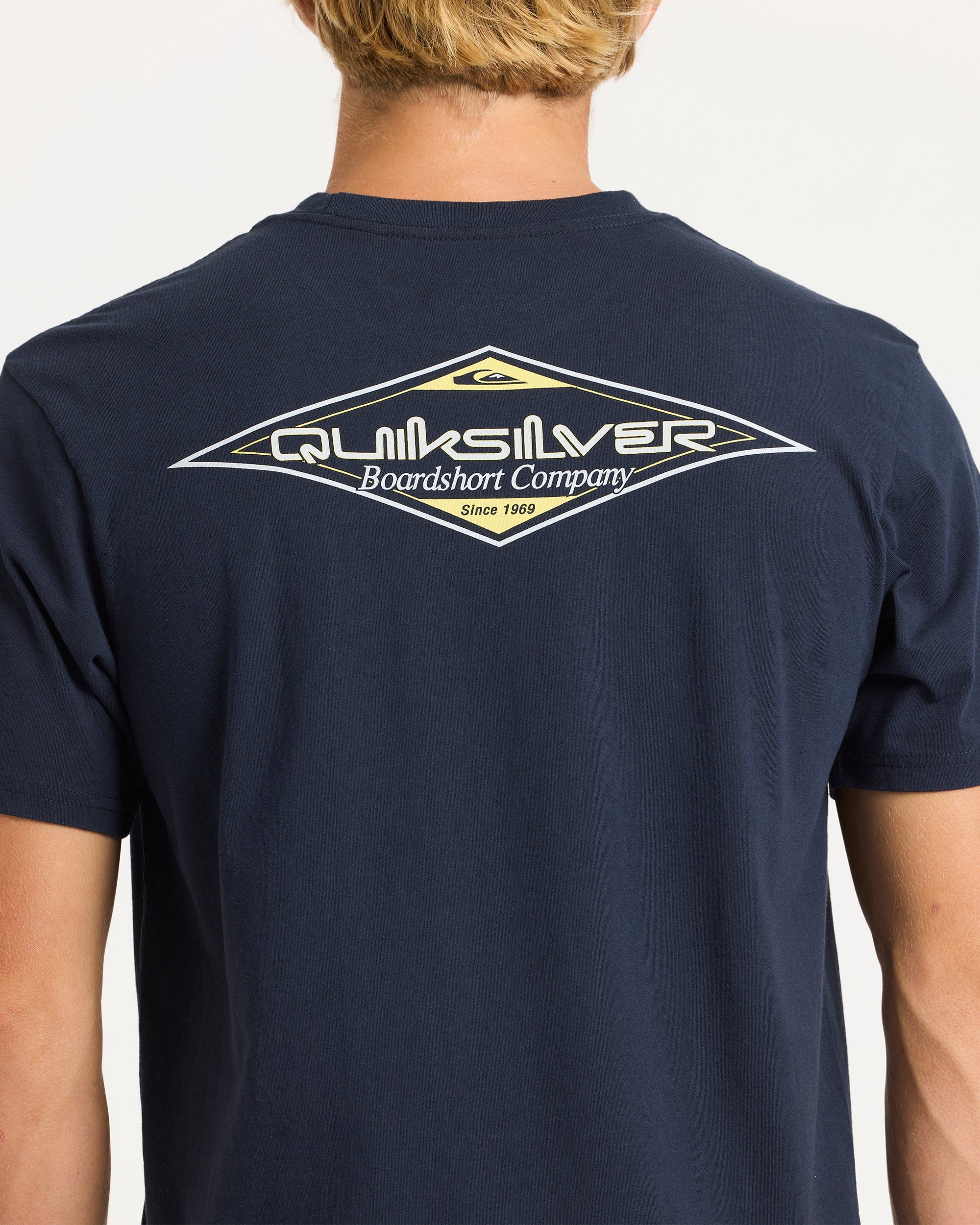 Mens Sunfade T-Shirt – Dark Navy – Quiksilver AU