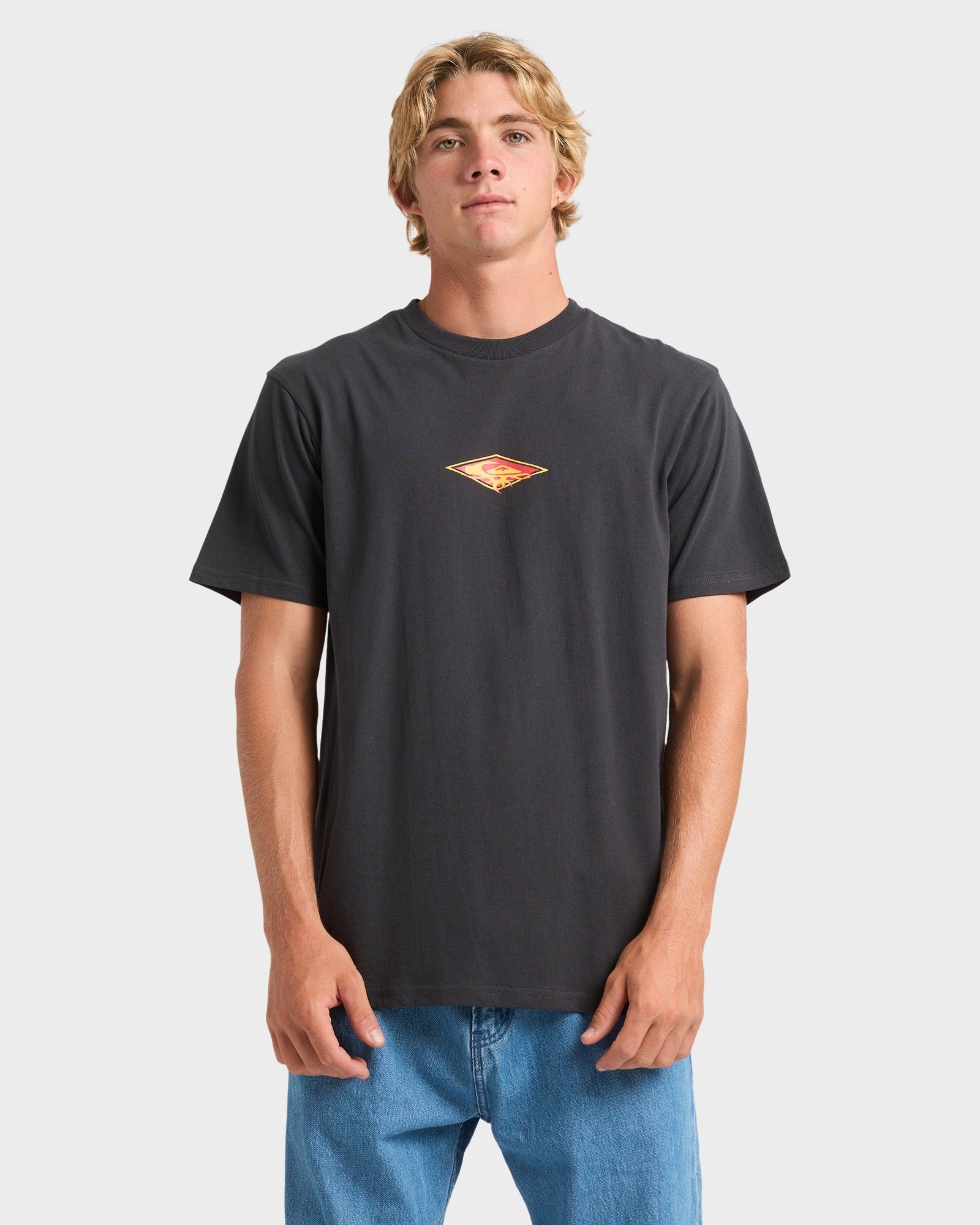 Mens Thorn Arch T-Shirt – Tarmac – Quiksilver AU