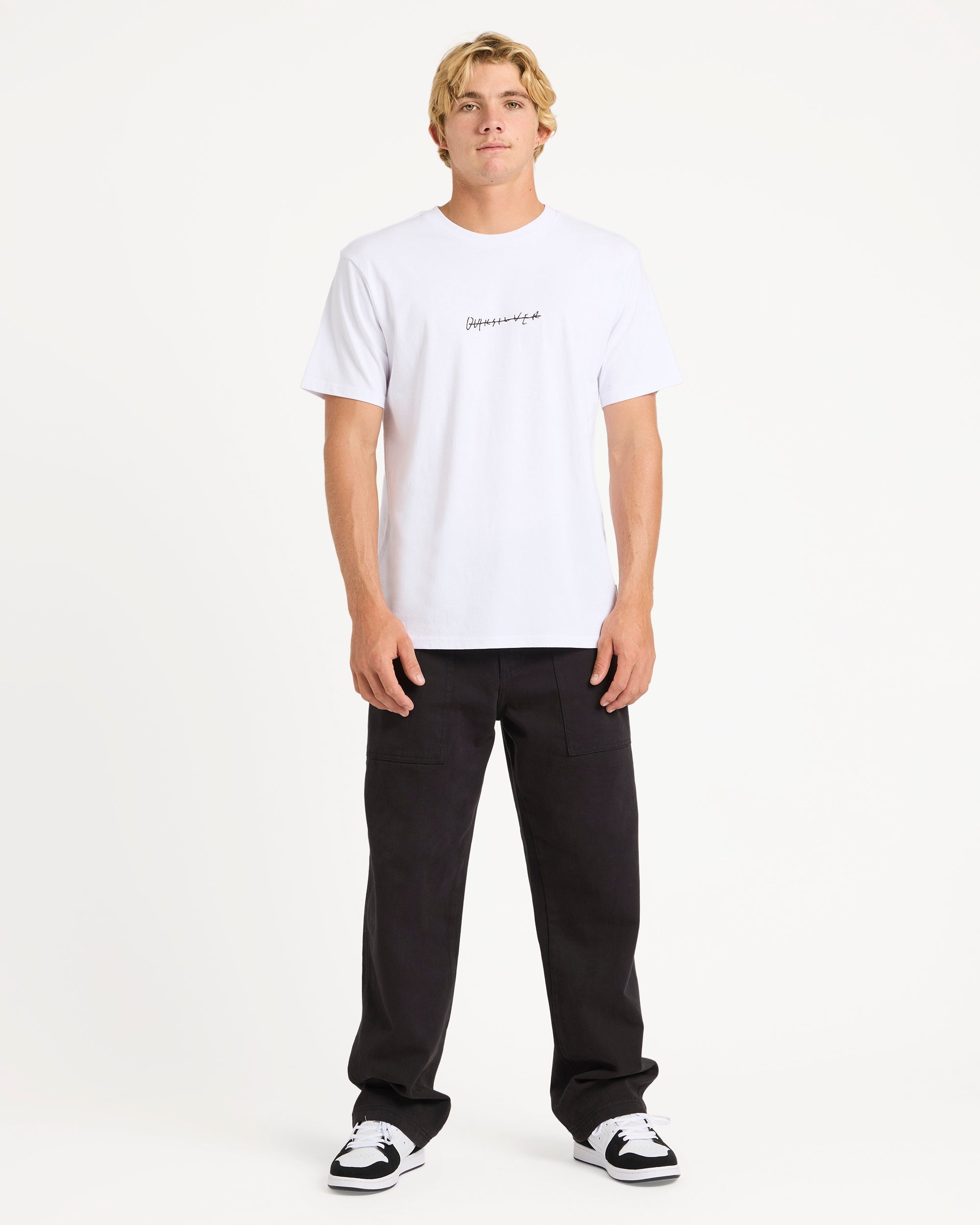 Mens Qs Rushed Logo T-Shirt