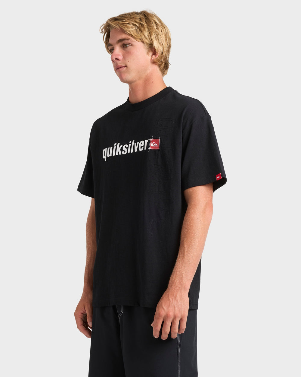Mens Module T-Shirt – Black – Quiksilver AU