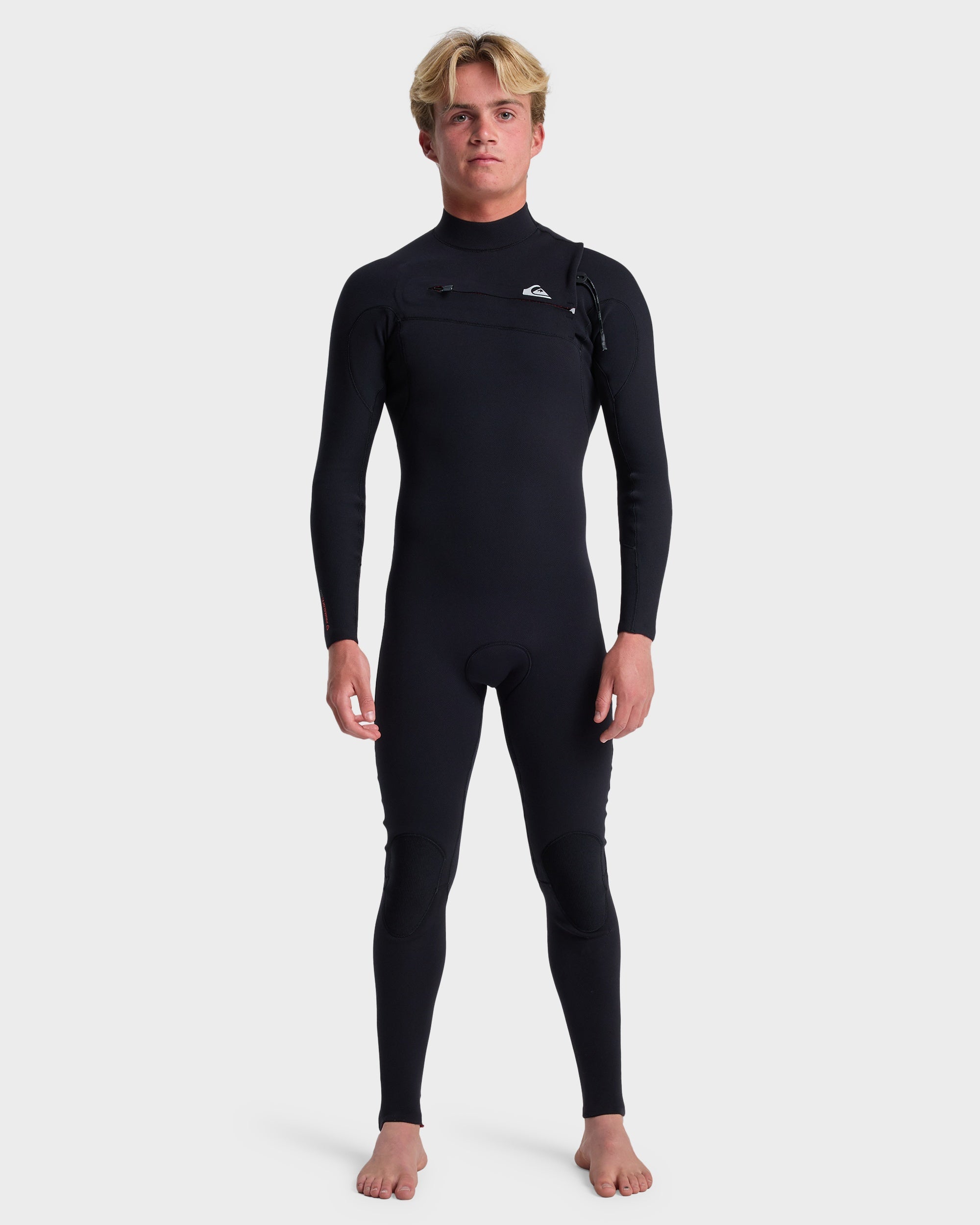 Mens 3/2mm Highline Chest Zip Wetsuit – Black – Quiksilver AU