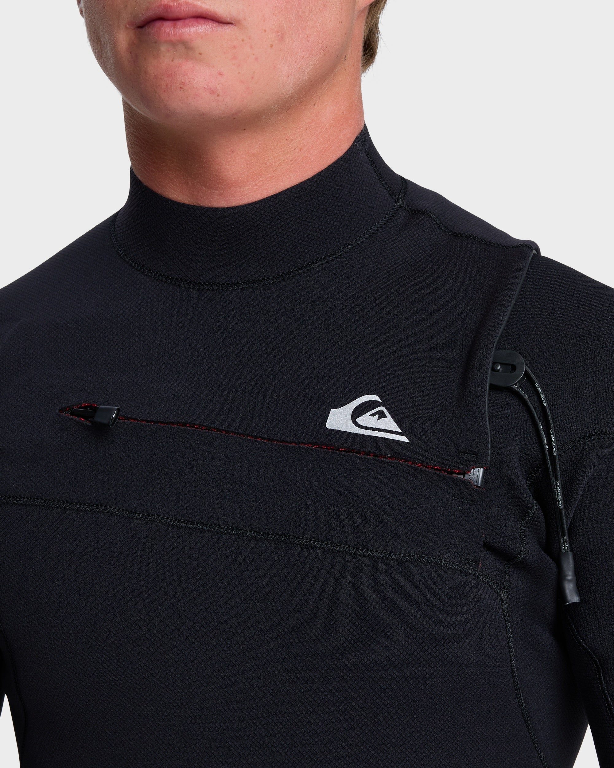 Mens 3/2mm Highline Chest Zip Wetsuit – Black – Quiksilver AU