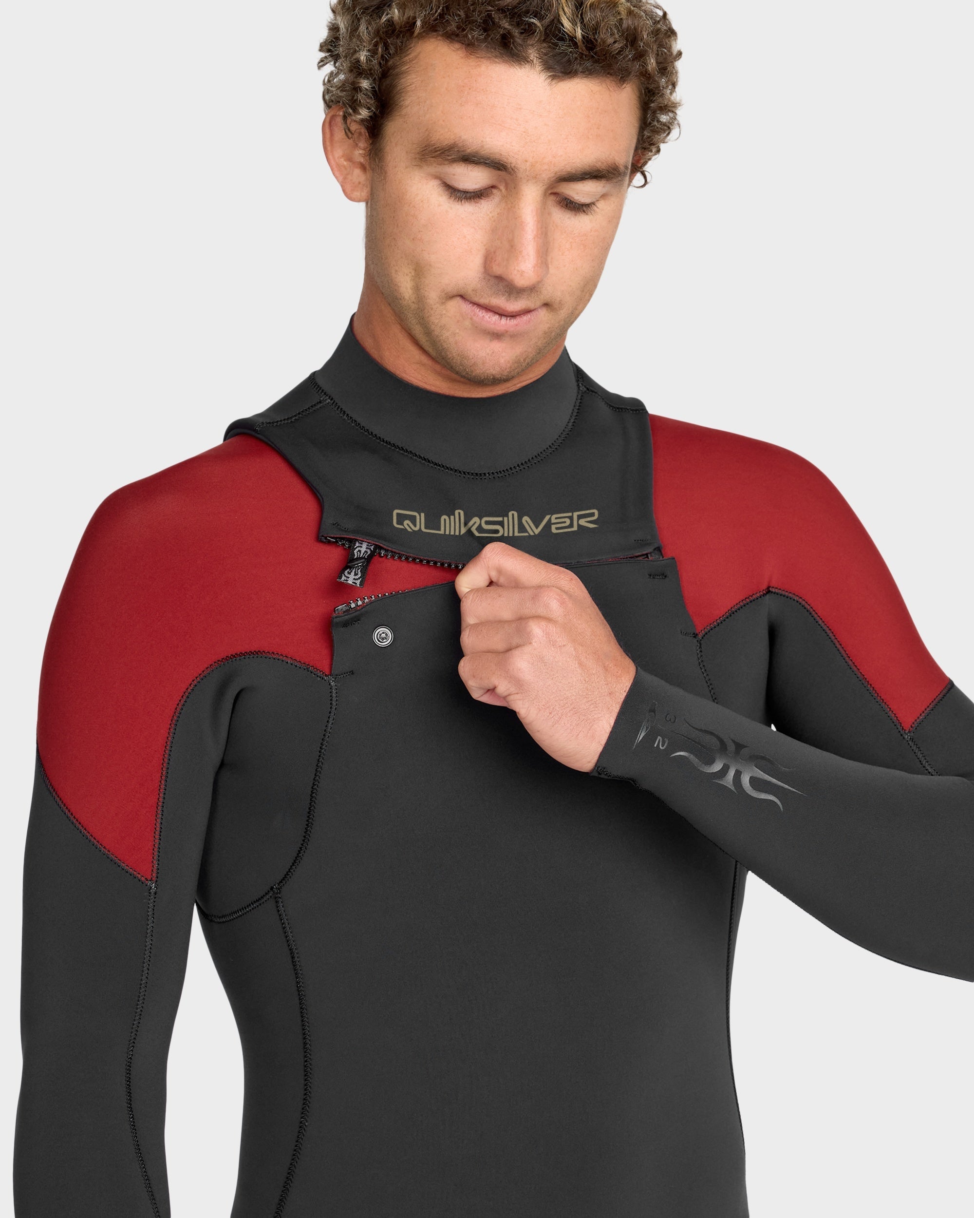 Mens 3/2mm Mercury Chest Zip Wetsuit – Quiksilver