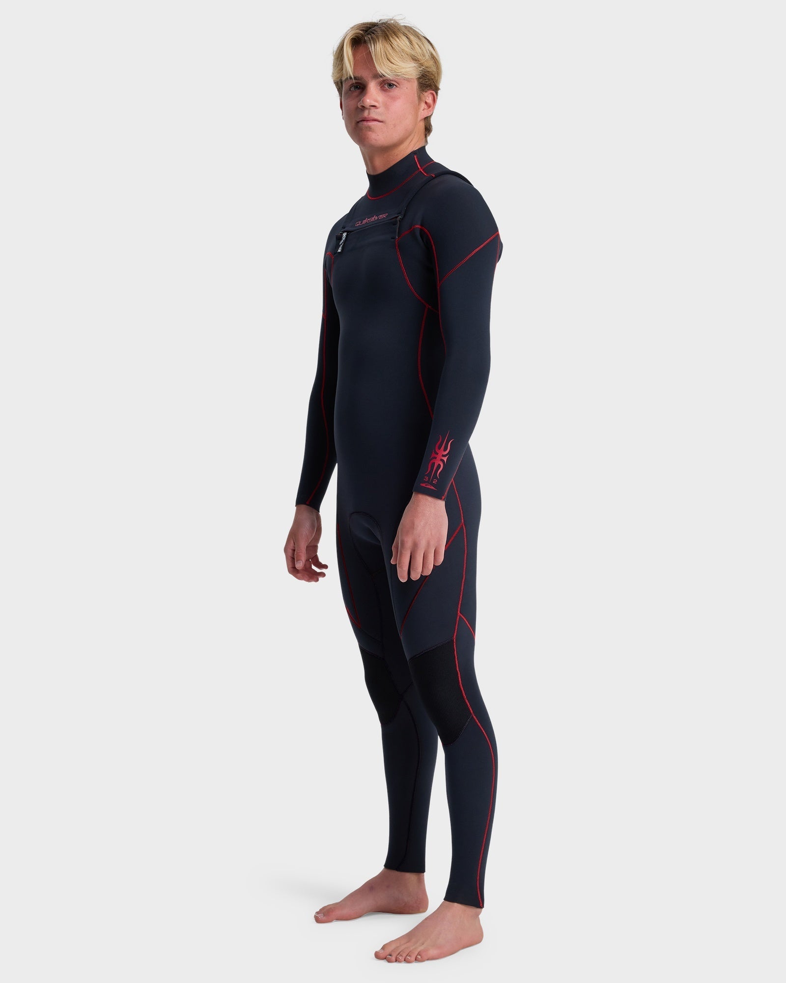 Mens 3/2 Mercury Chest Zip Wetsuit