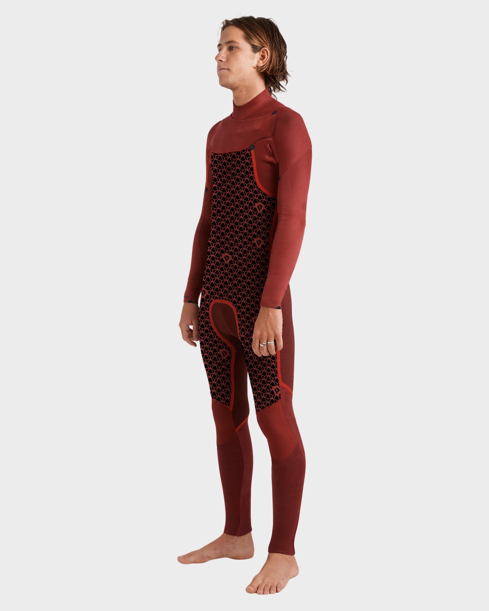 Mens 4/3 Everyday Sessions Chest Zip Wetsuit – Black – Quiksilver AU