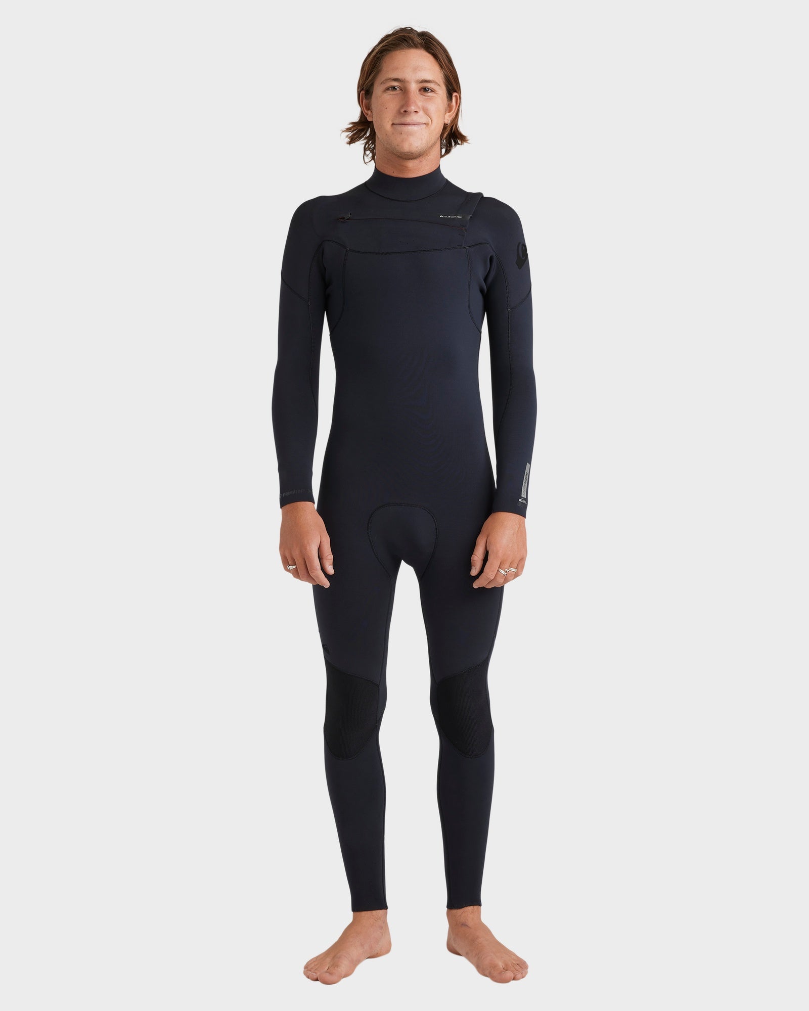 Mens 4/3 Everyday Sessions Chest Zip Wetsuit – Black – Quiksilver AU