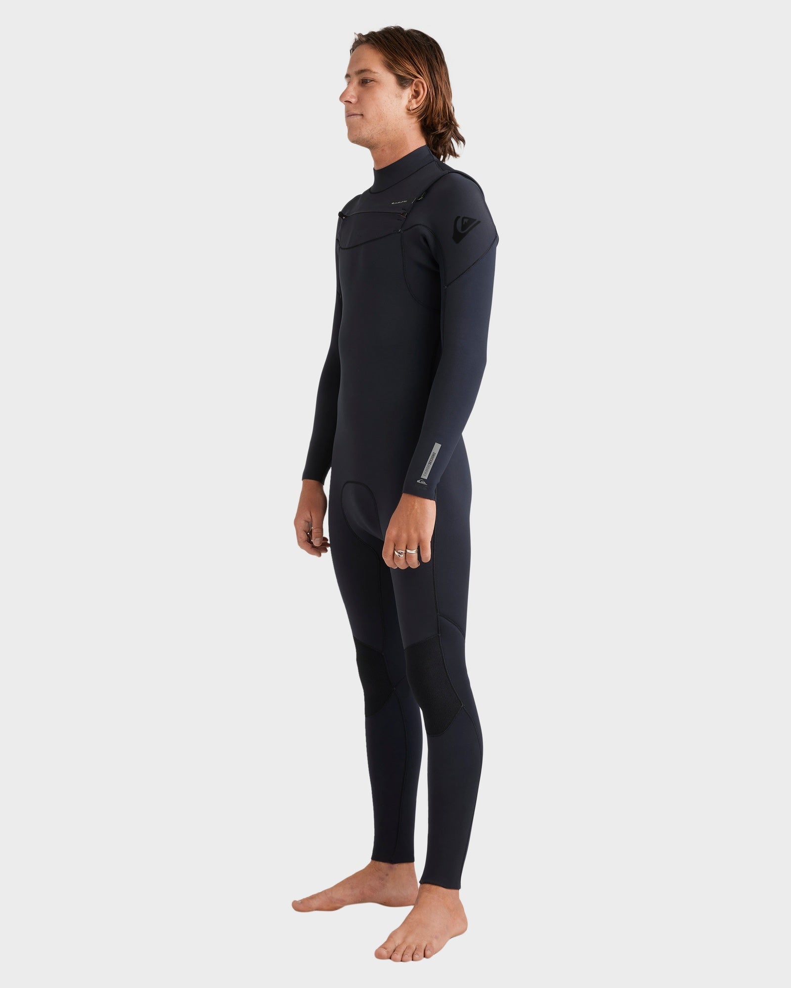 Mens 4/3 Everyday Sessions Chest Zip Wetsuit – Black – Quiksilver AU
