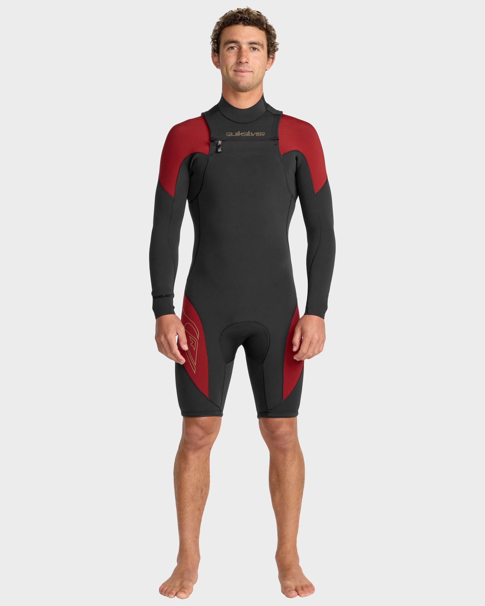 Mens 2/2mm Mercury Front Zip Long Sleeve Springsuit – High Risk