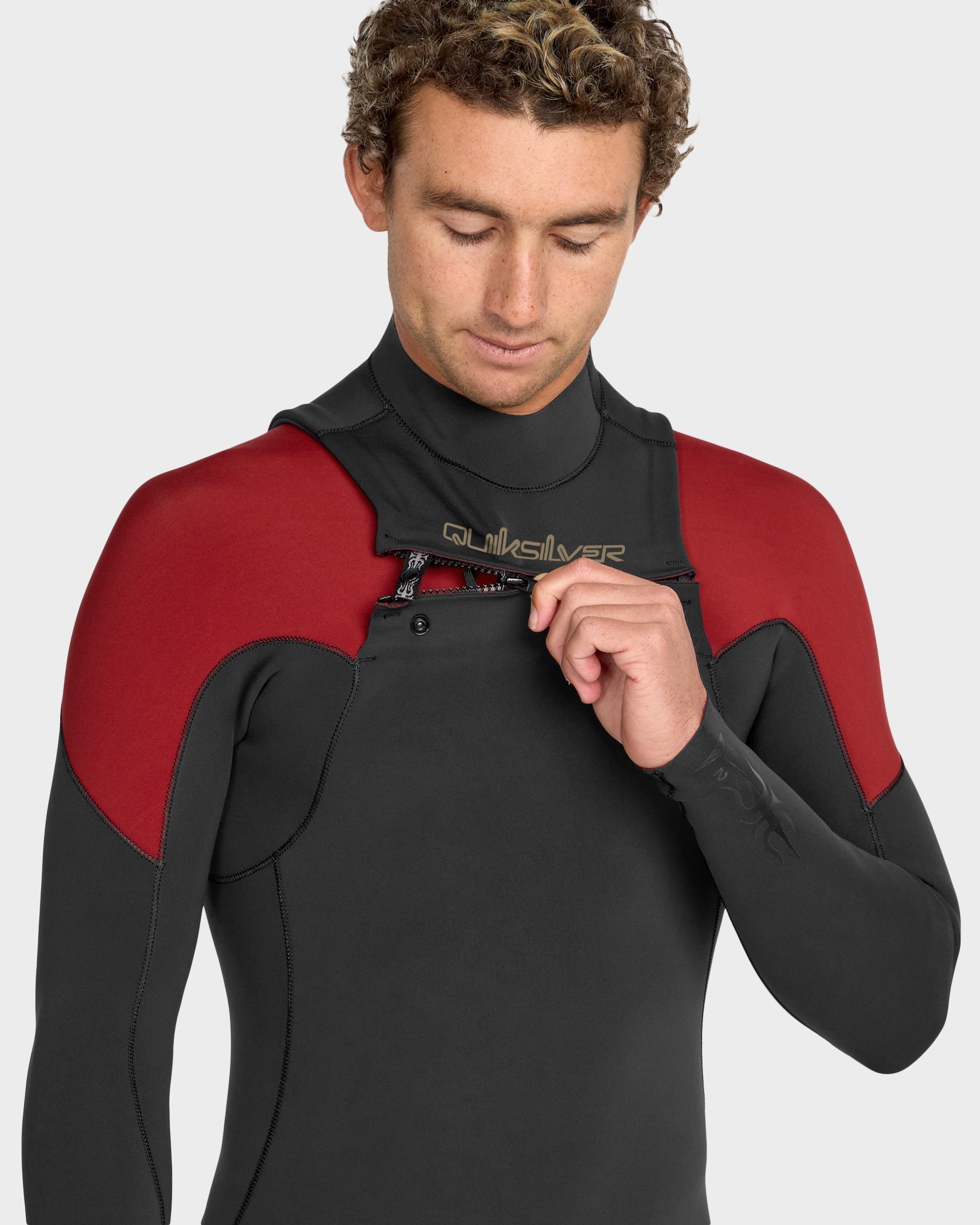 Mens 2/2mm Mercury Front Zip Long Sleeve Springsuit – Quiksilver