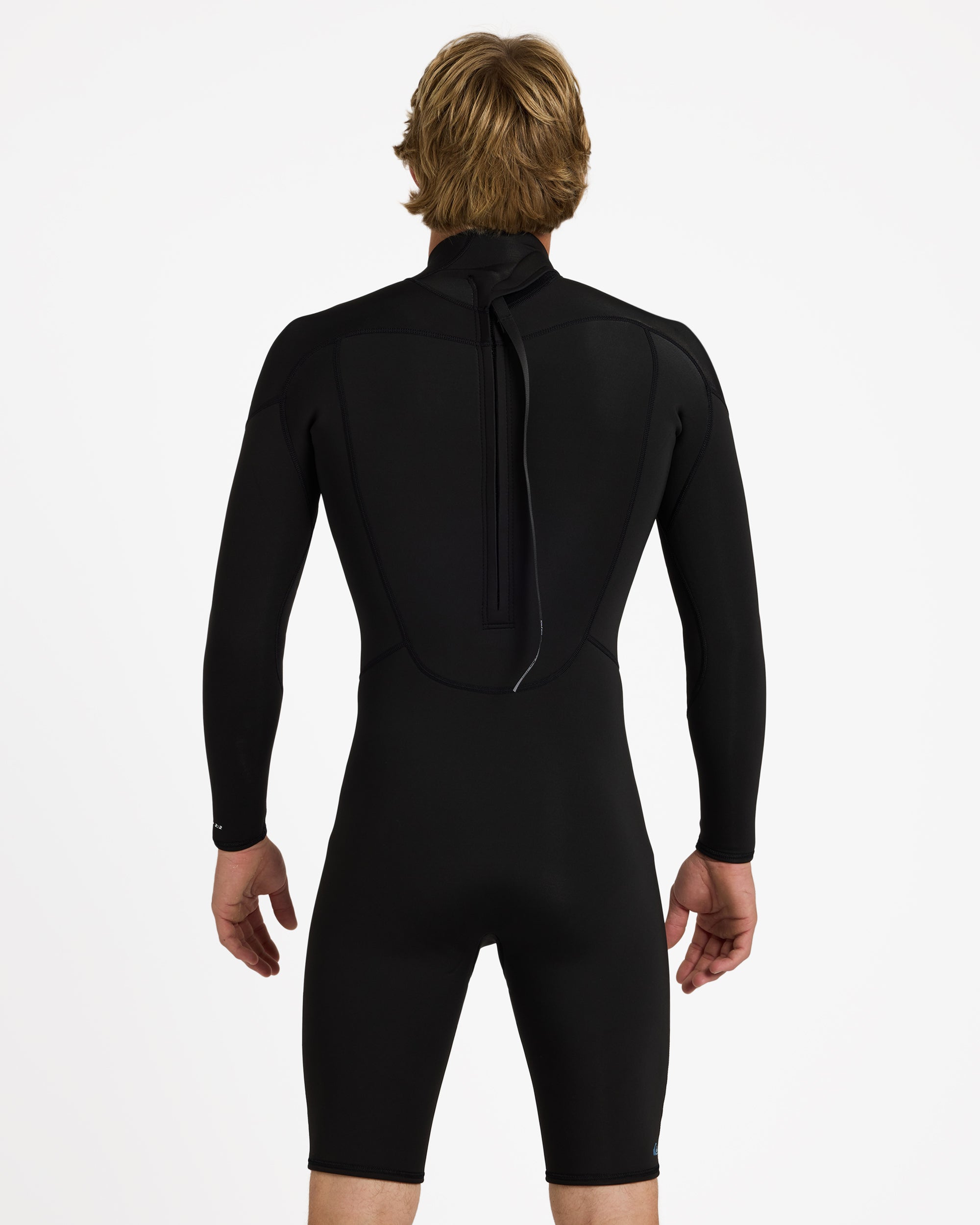 Mens 2/2mm Prologue+ Long Sleeve Back Zip Springsuit – Black