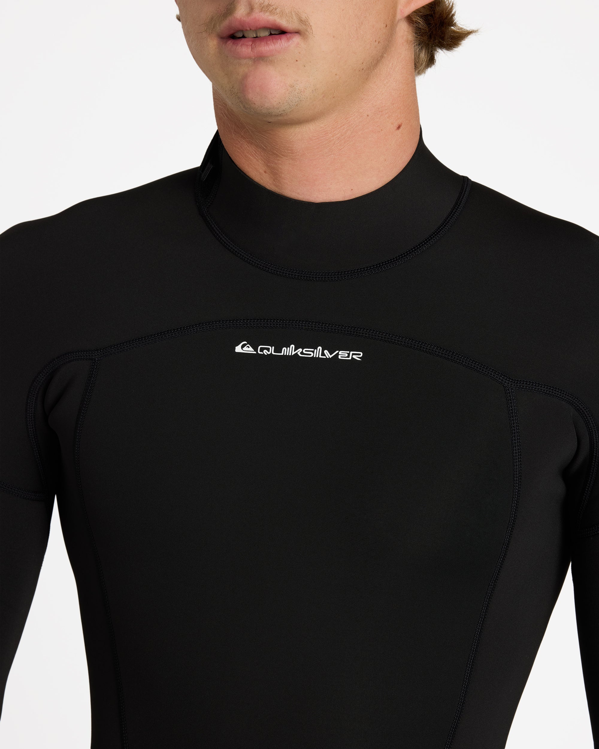 Mens 2/2mm Prologue+ Long Sleeve Back Zip Springsuit – Black
