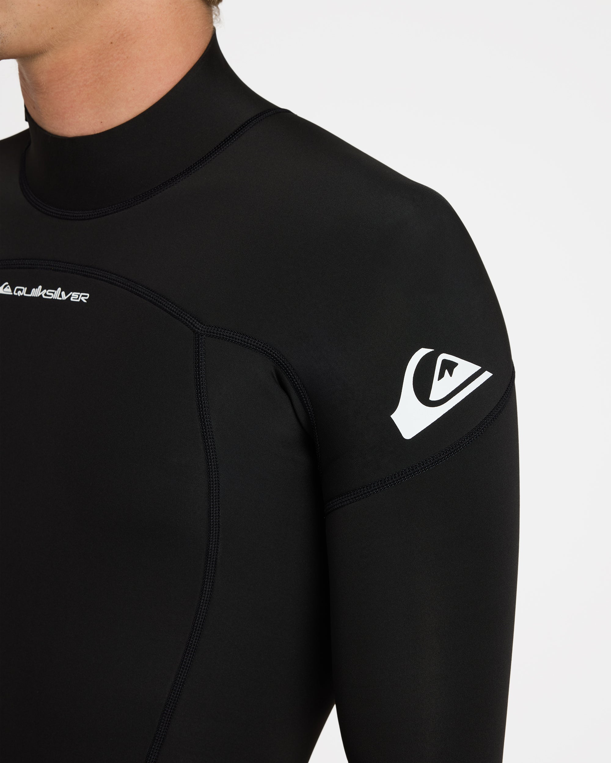 Mens 2/2mm Prologue+ Long Sleeve Back Zip Springsuit – Black