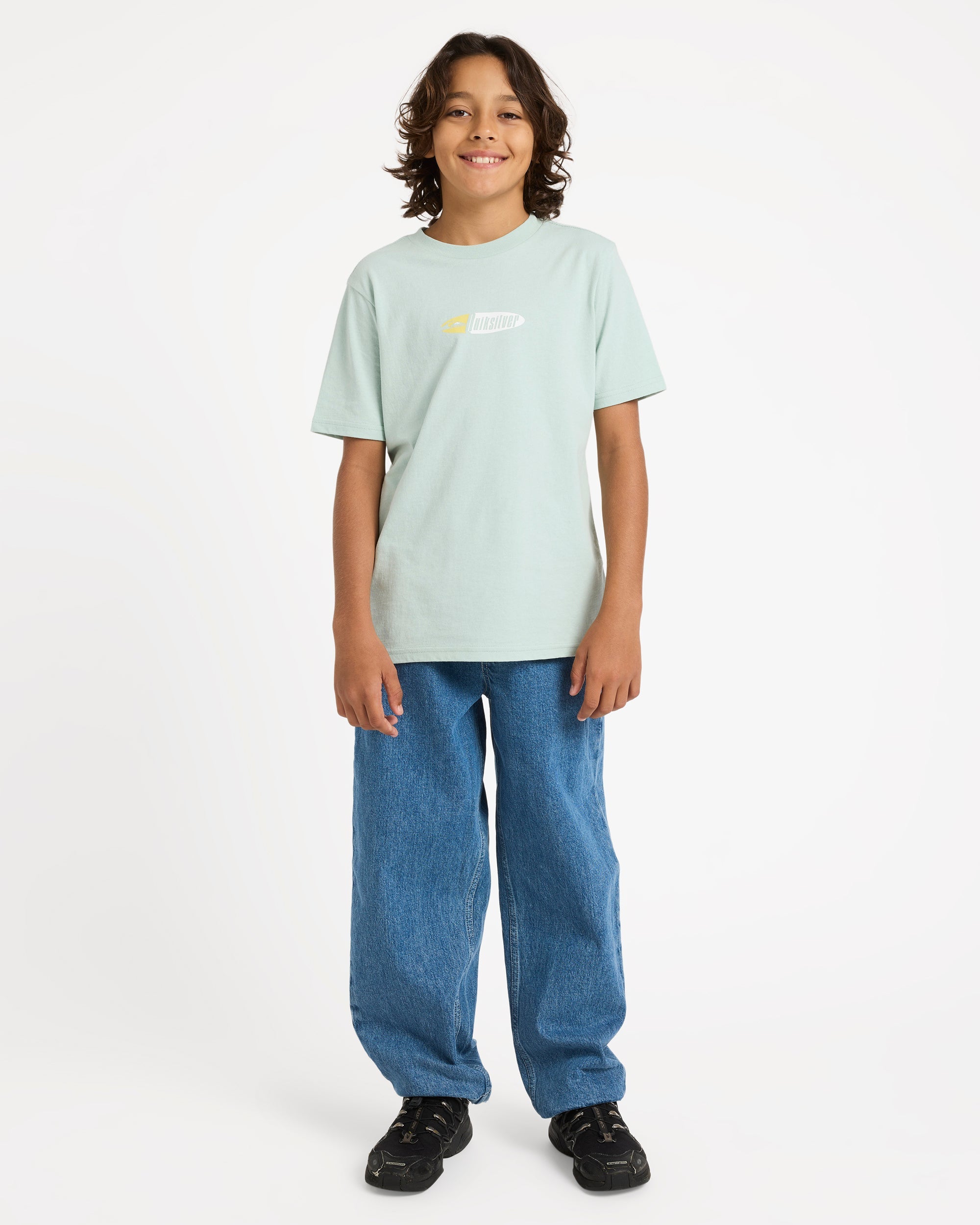 Boys 8-16 Channel Fix T-Shirt – Blue Haze – Quiksilver AU