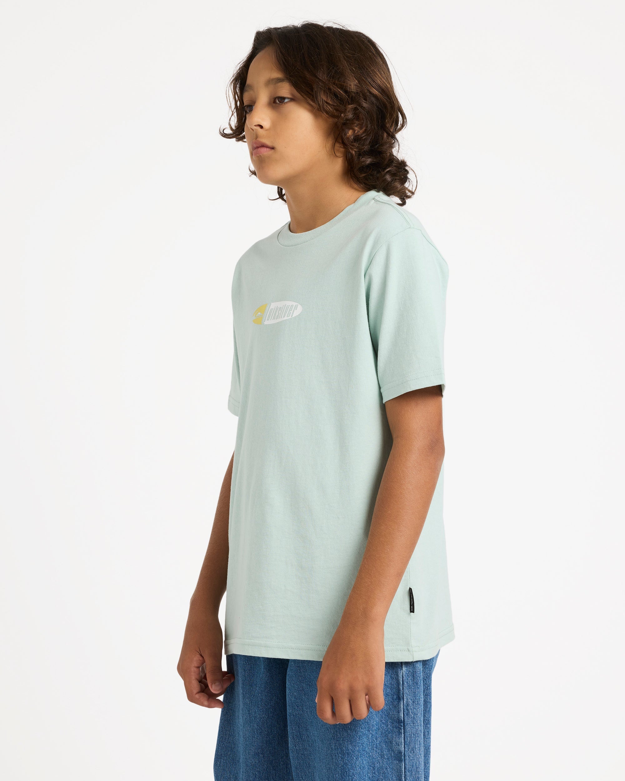 Boys 8-16 Channel Fix T-Shirt – Blue Haze – Quiksilver AU