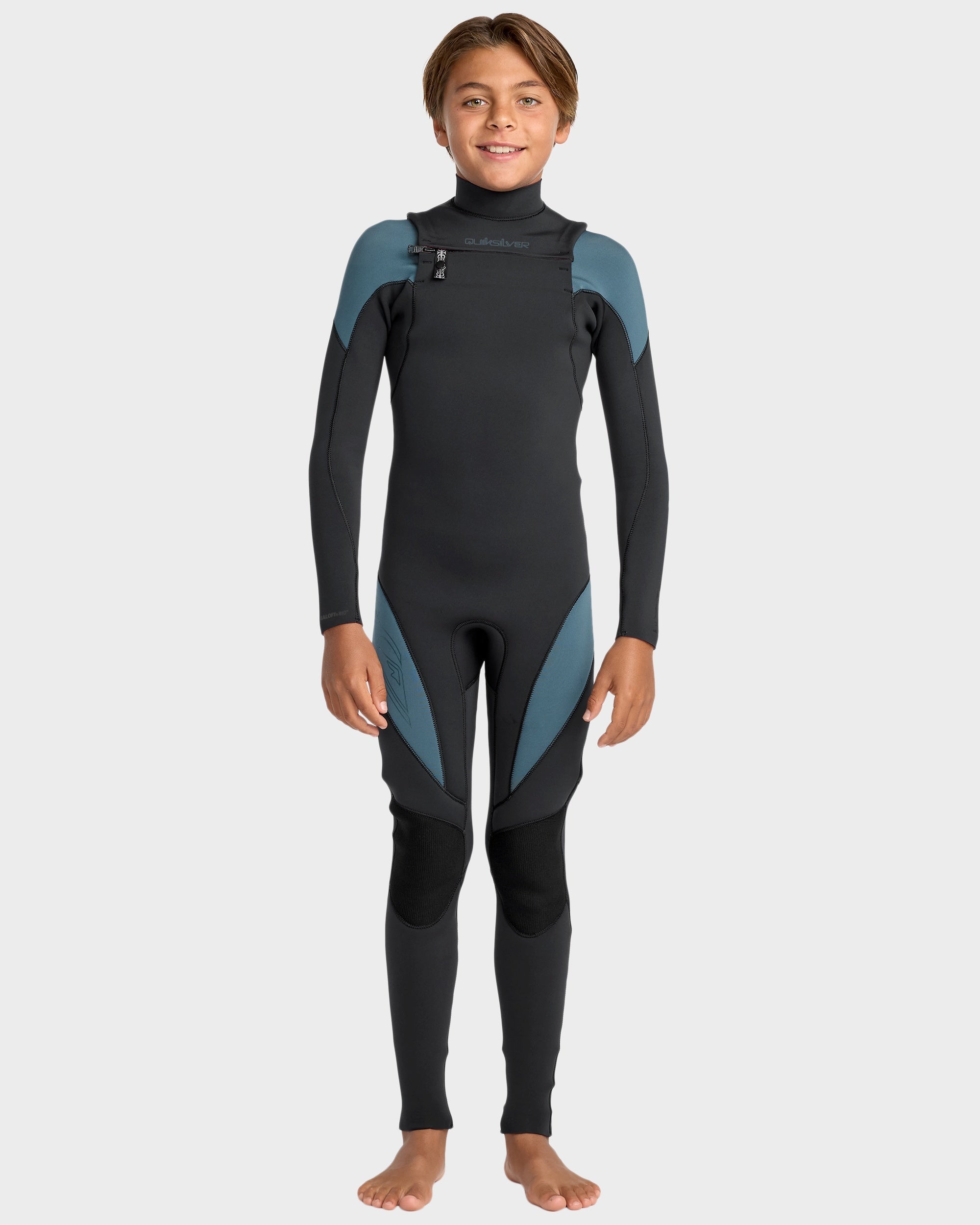 Boys 8-16 3/2mm Mercury Chest Zip Wetsuit – Orion Blue – Quiksilver AU