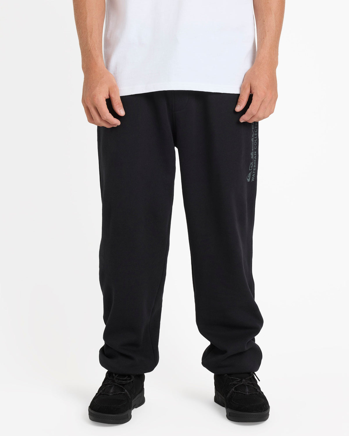 Mens Watermans Trackpants – Black – Quiksilver AU