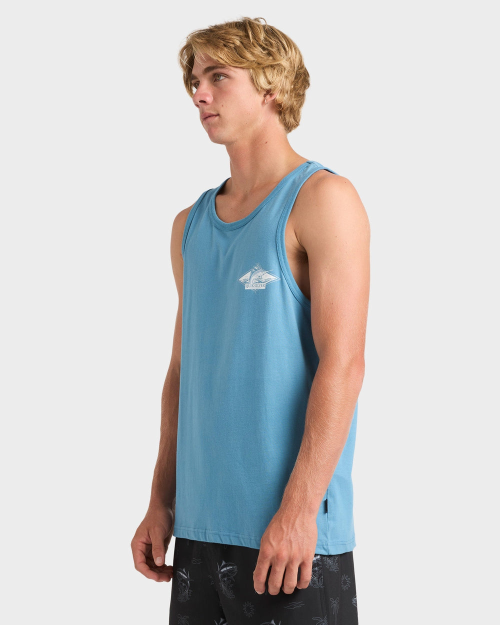 Mens Rough Seas Tank Top – Airforce Blue – Quiksilver AU