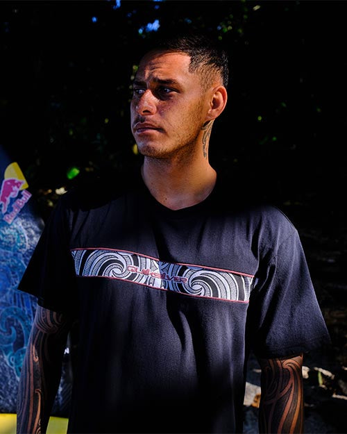 Mens Kehu Takarangi Panel T-Shirt