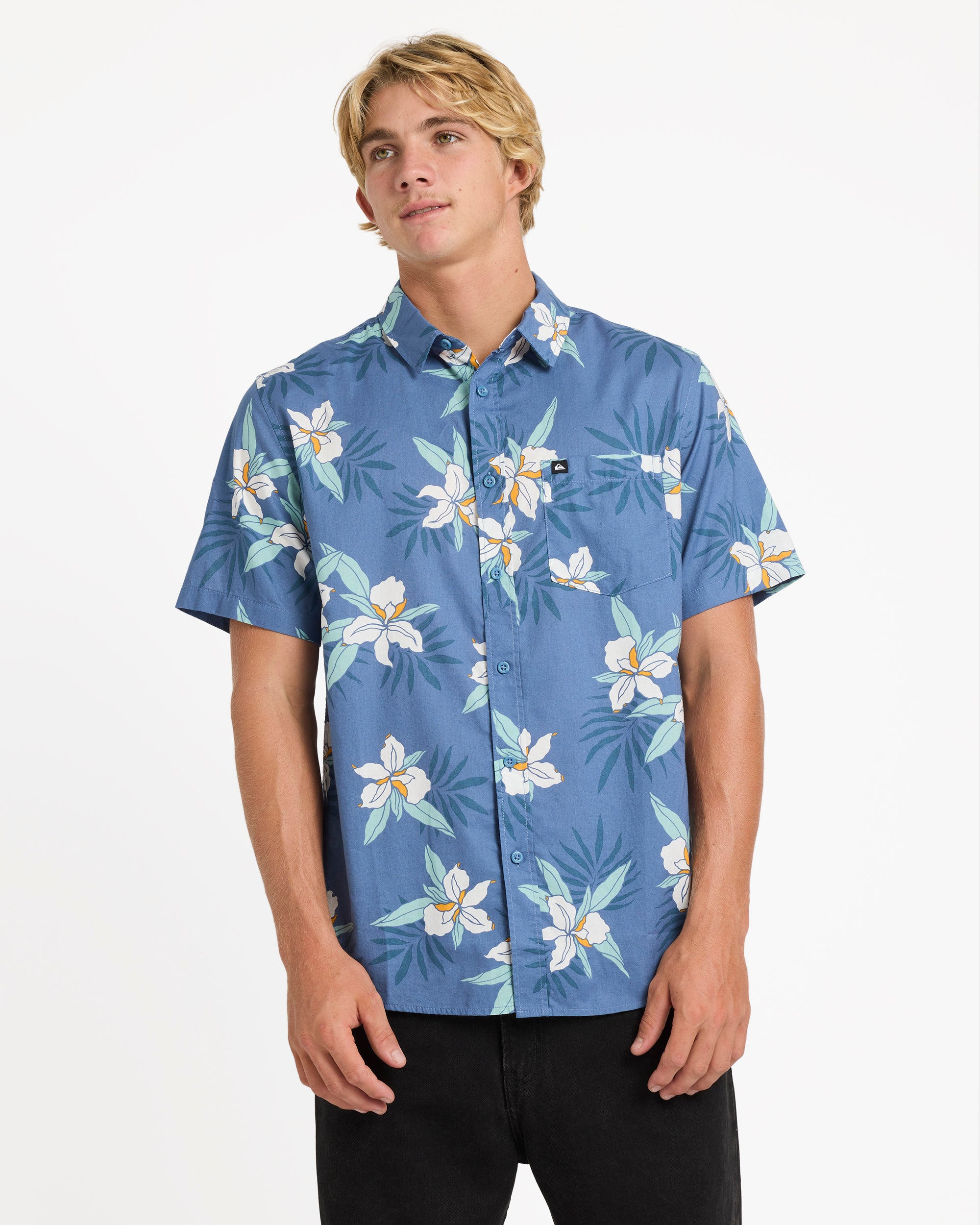 Mens Apero Classic Floral Short Sleeve Shirt