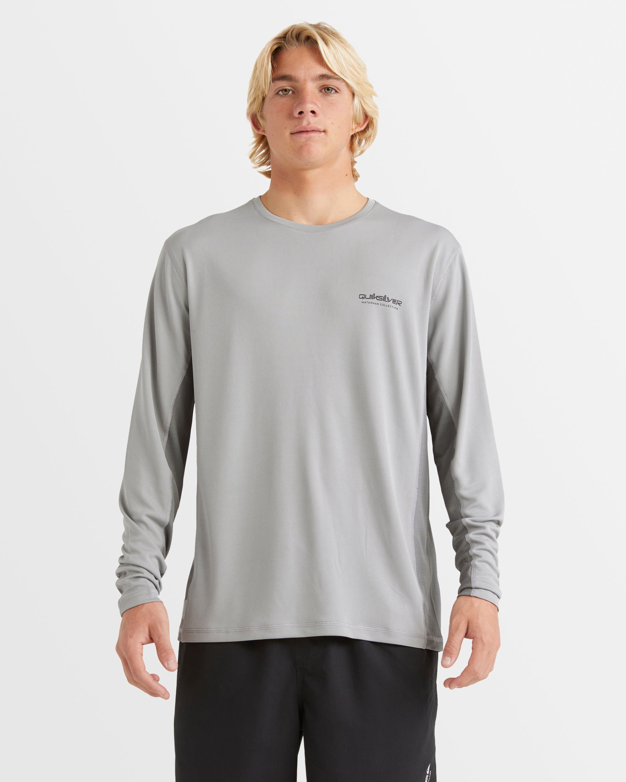 Mens Sea Grass Long Sleeve Upf 50 Surf T-Shirt – Sharkskin