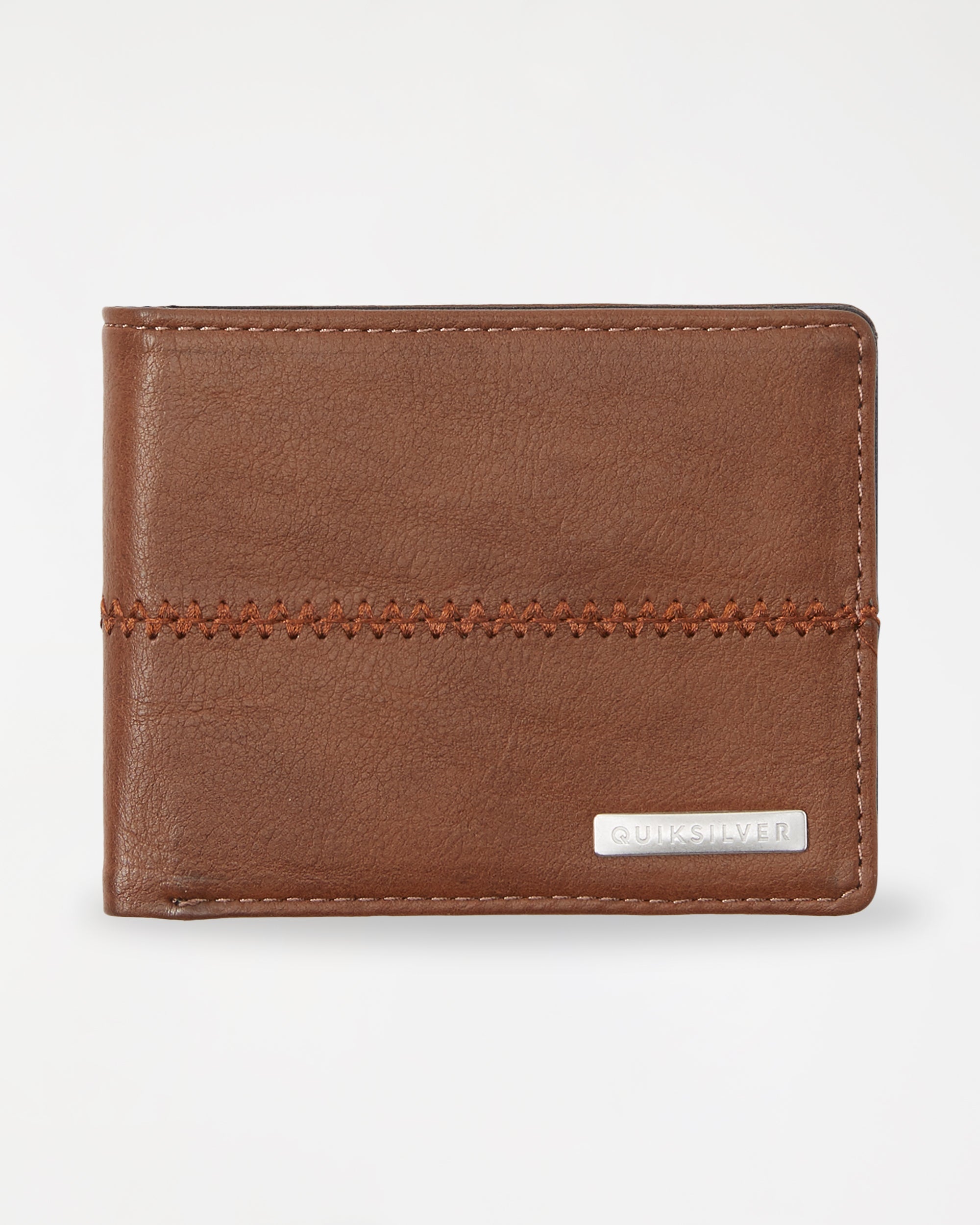 Mens Stitchy Tri Fold Wallet – Chocolate Brown – Quiksilver AU