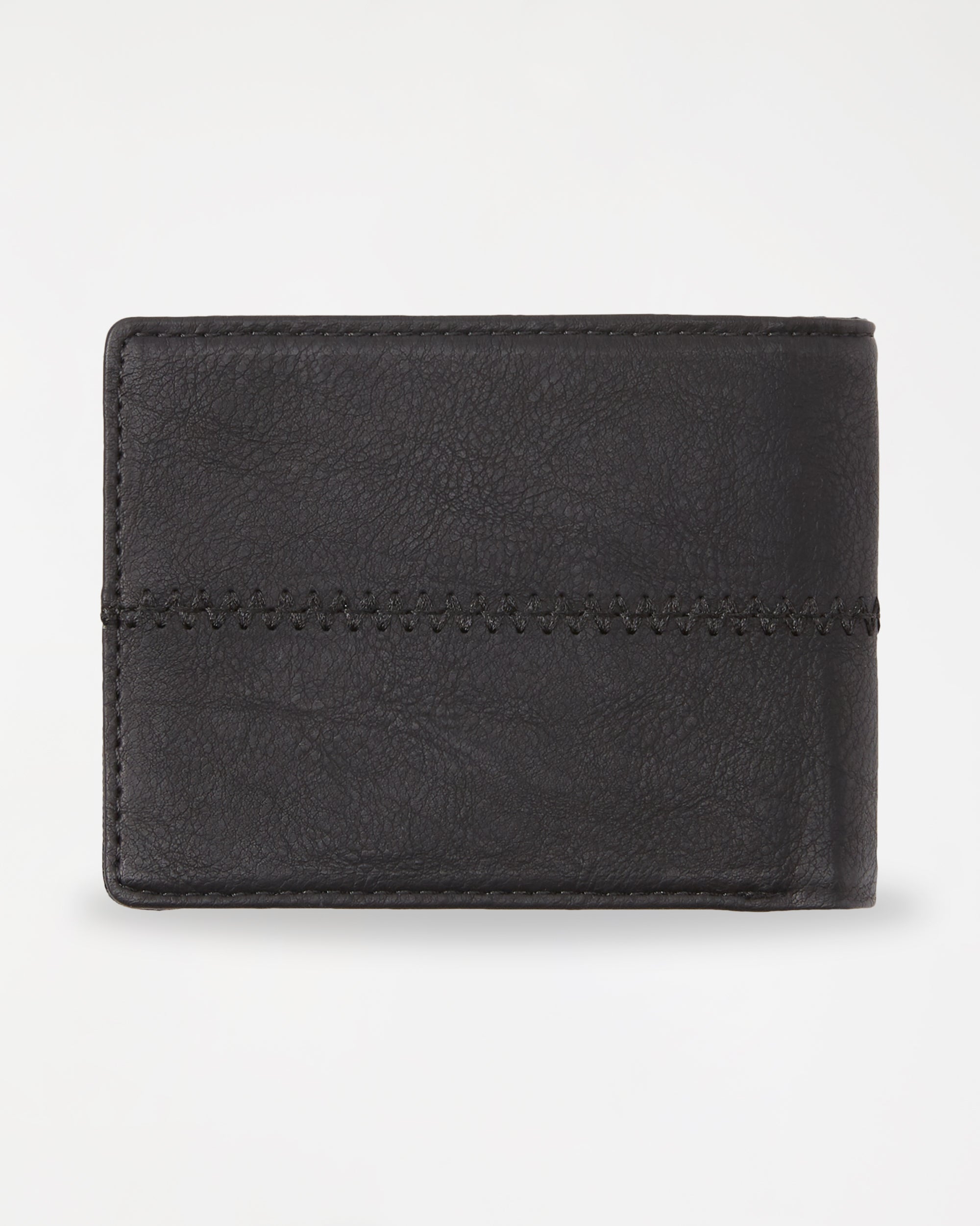 Mens Stitchy Tri Fold Wallet – Black Black – Quiksilver AU