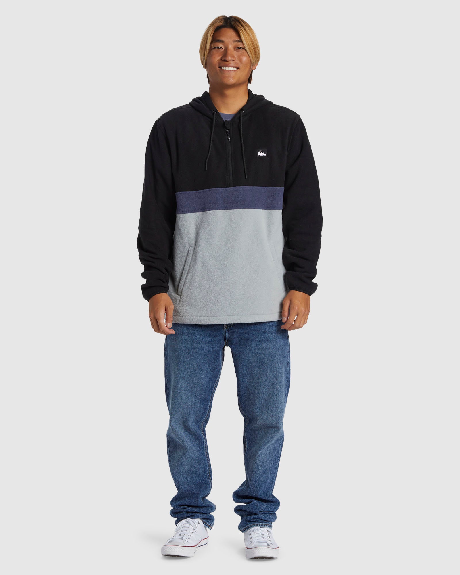 Mens Surf Days Half Zip Hoodie