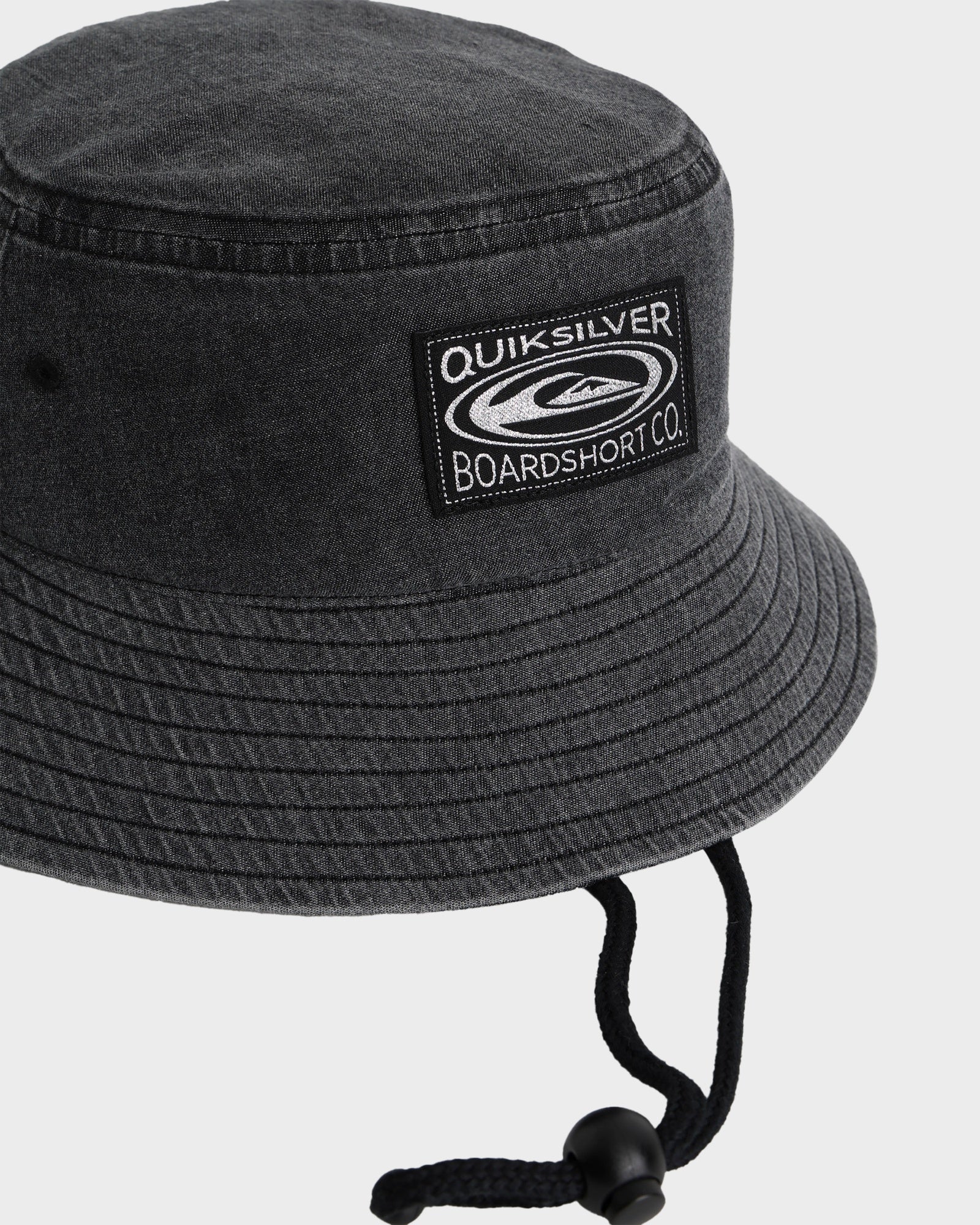 Mens Buckology Bucket Hat – True Black – Quiksilver AU
