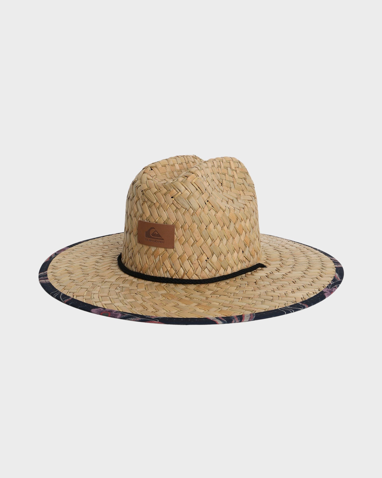 Mens Pierside Print Straw Hat