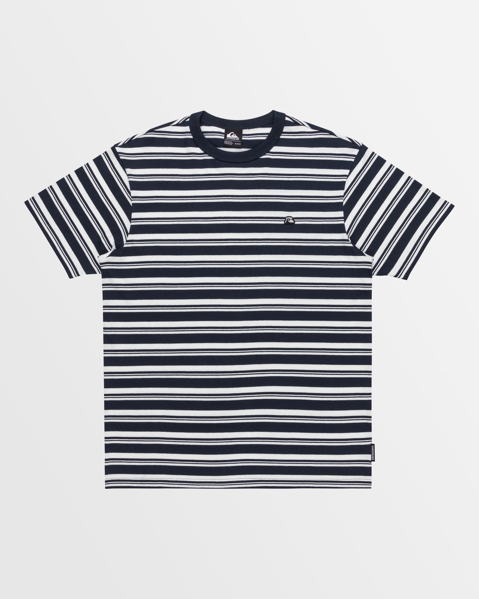 Mens DNA Short Sleeve T-Shirt – Dna Stripe Dark Navy – Quiksilver AU
