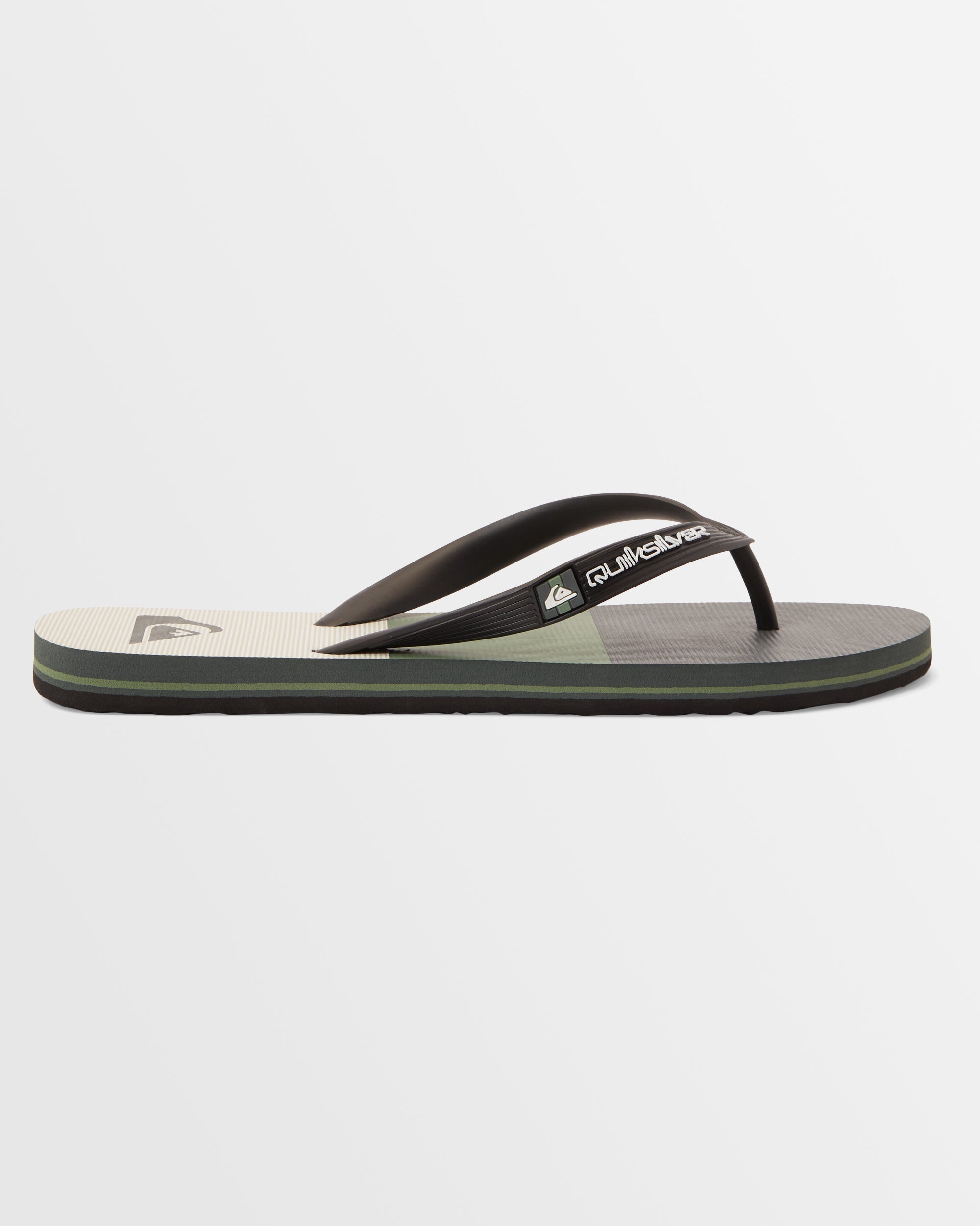 Mens Molokai Stripe Beach Flip-Flops