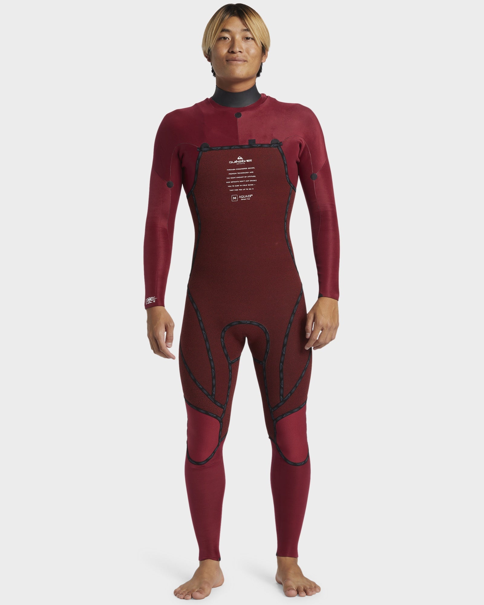 Mens 4/3mm Mercury Chest Zip GBS Wetsuit – Quiksilver