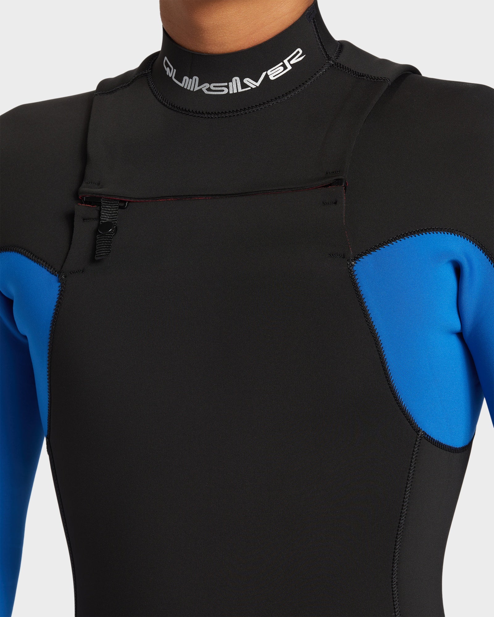 Mens 4/3mm Mercury Chest Zip GBS Wetsuit – Olympian Blue