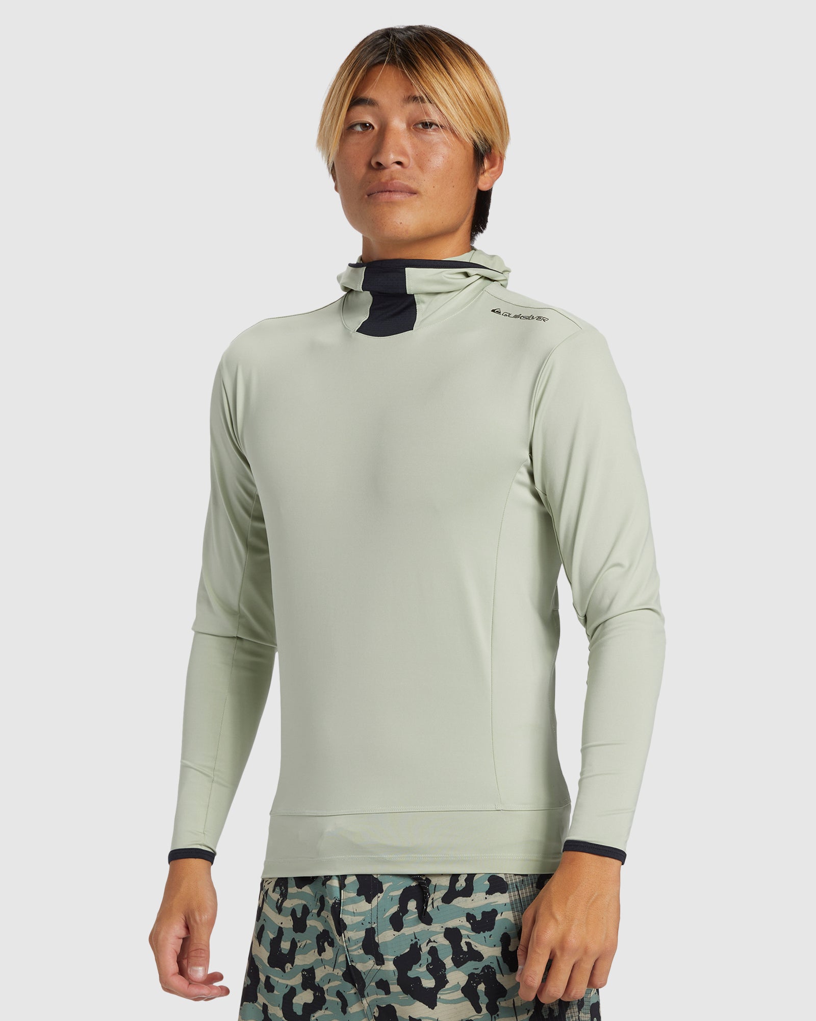 Mens Highline Long Sleeve Upf 50 Hooded Surf T-Shirt