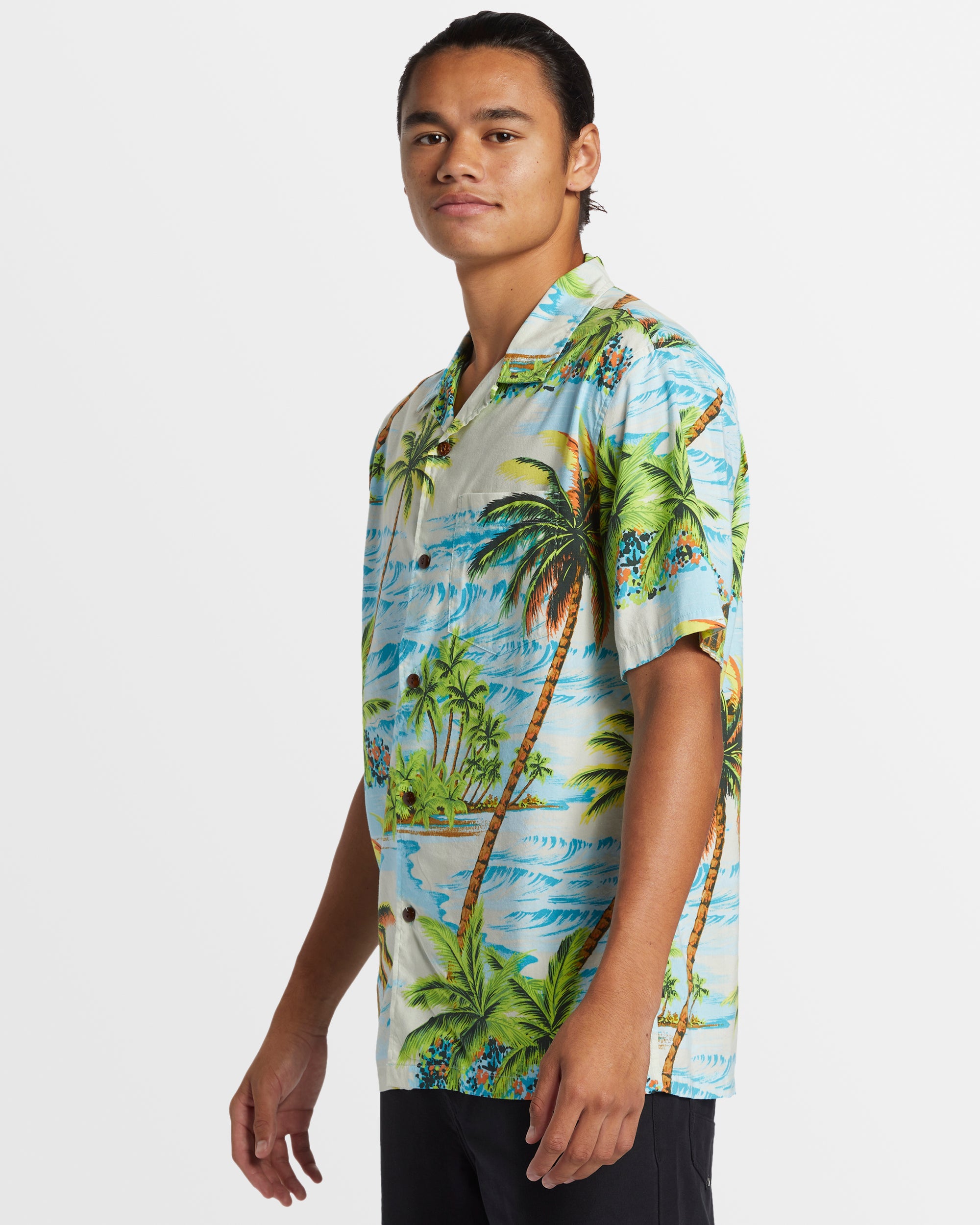 Mens DNA Island Short Sleeve Shirt – Quiksilver