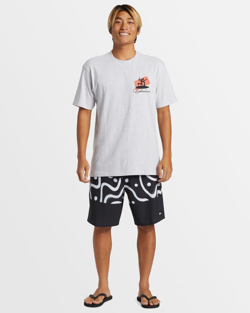 Quiksilver Mens Quik Global T-Shirt (Quarry) main image 1