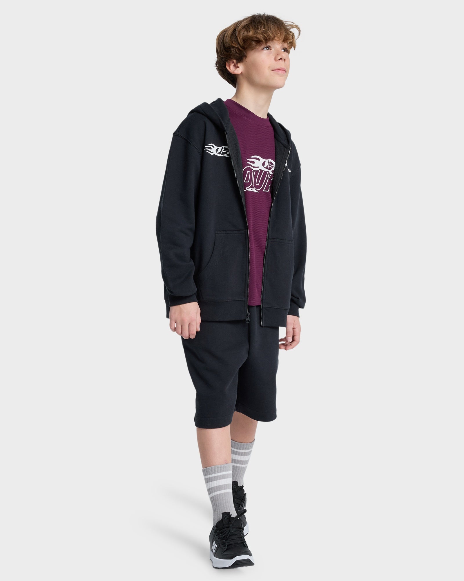 Boys 8-16 Mercury Trident Zip Up Hoodie – Quiksilver