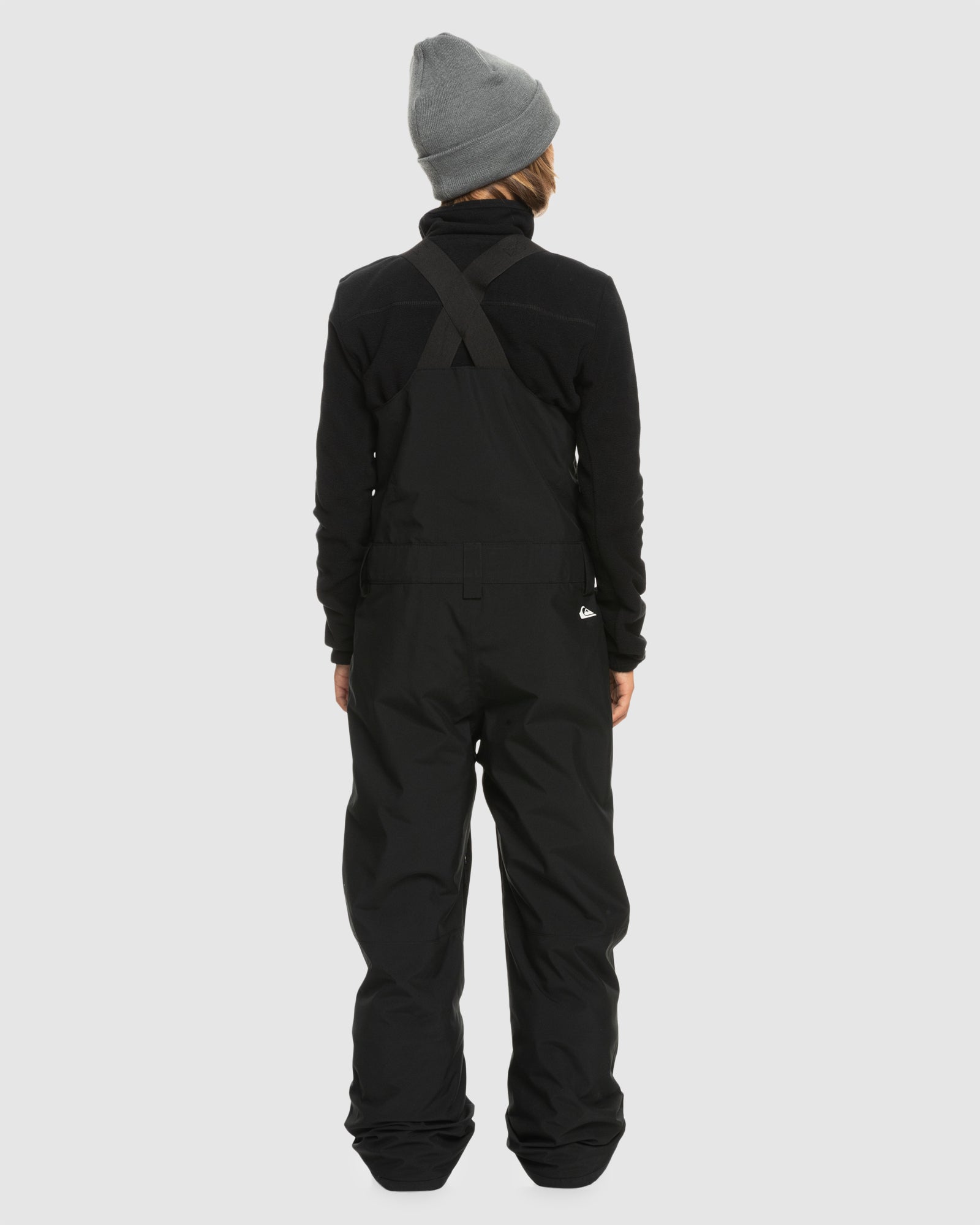 Boys 8-16 Mash Up Technical Snow Bib Pants – True Black