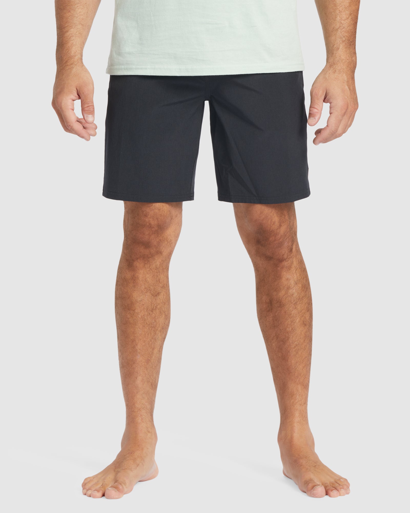 Short De Bain Hybride Quiksilver - Gris Rayé, Taille 36, Homme, Idéal Surf