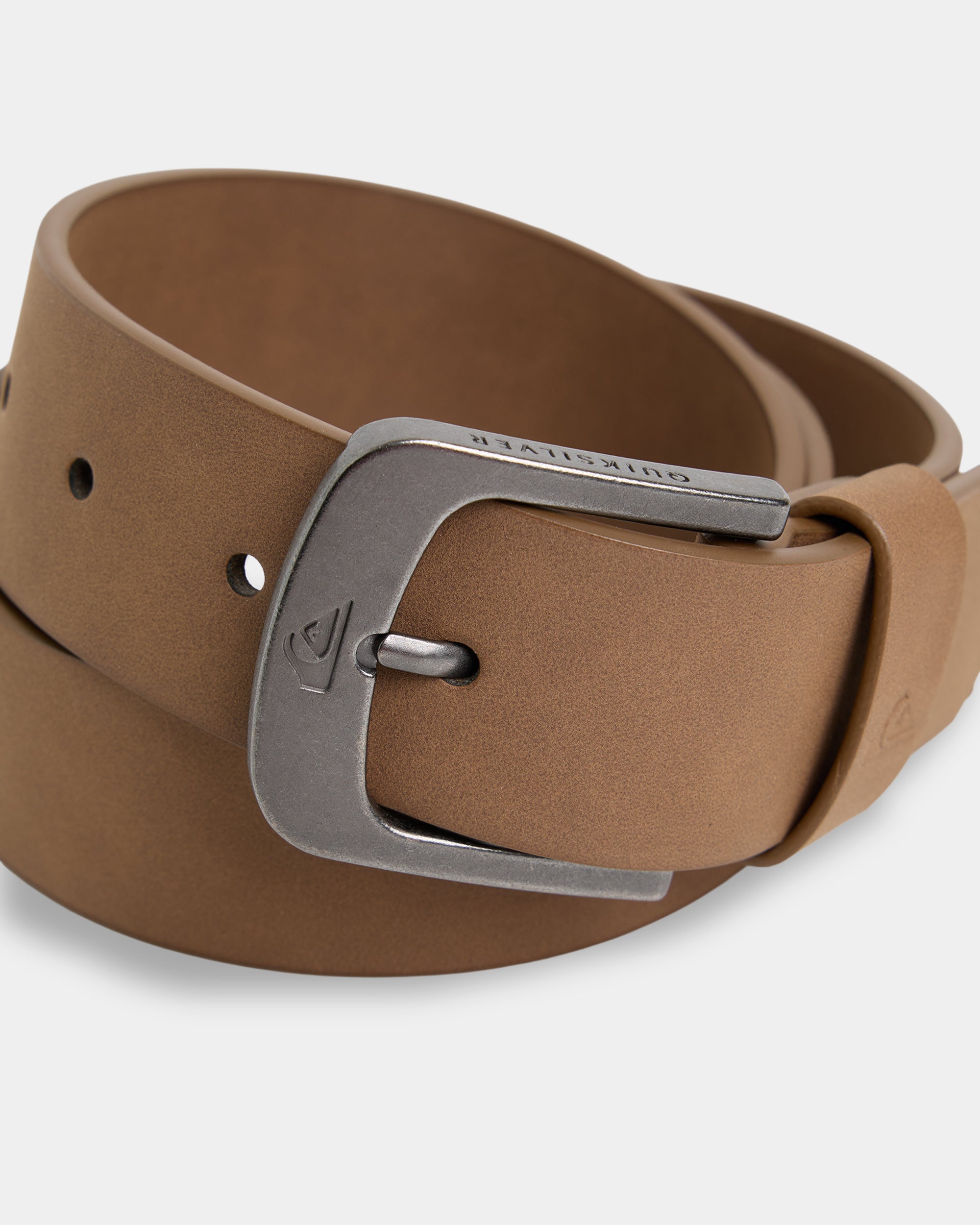 Mens Main Street Vegan Leather Belt – Chocolate Brown – Quiksilver AU