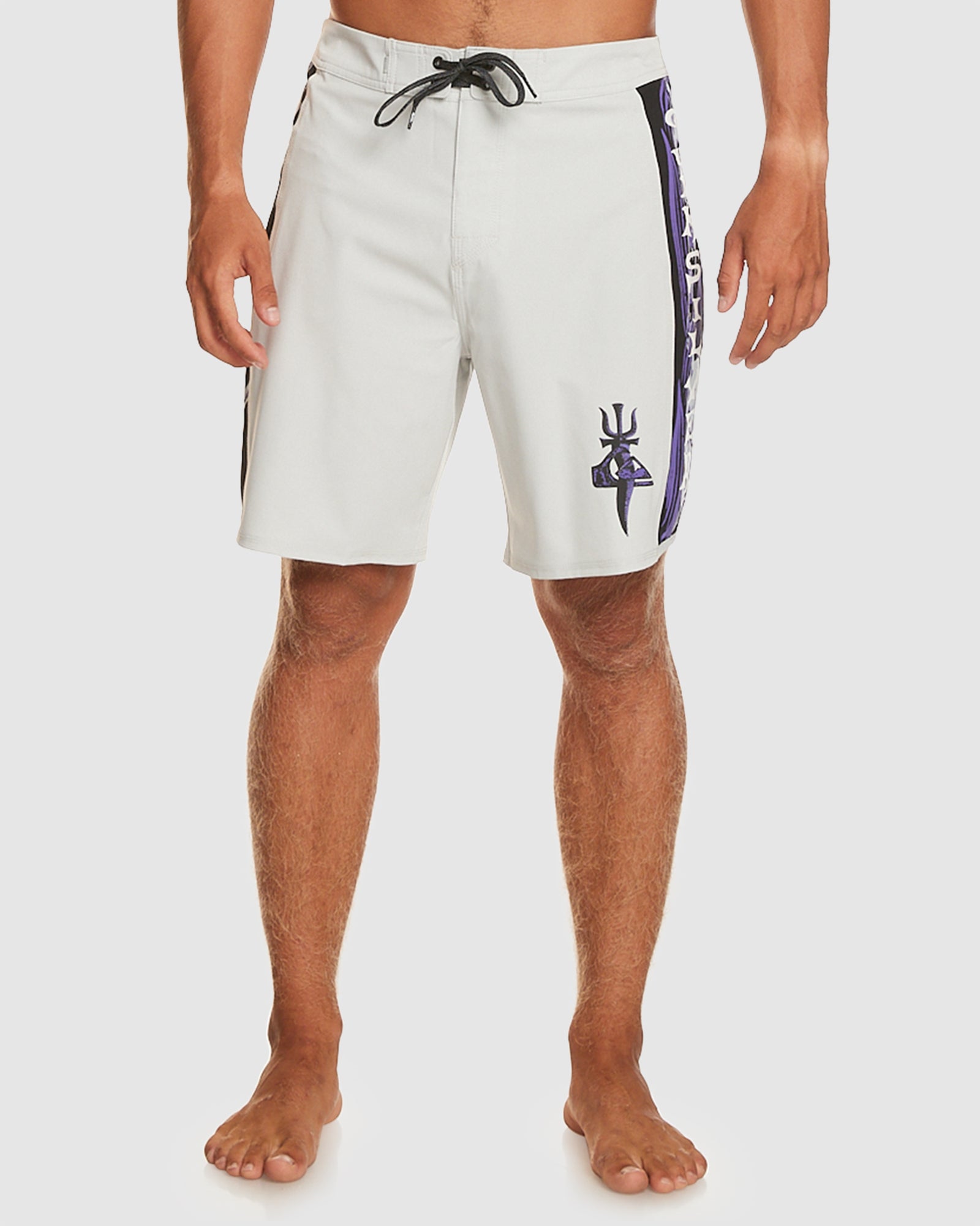 AQUX Bulge Swim × SURF Silver Men's Fastskin LZR Pure Valor 2.0 High Waisted Jammer Grey