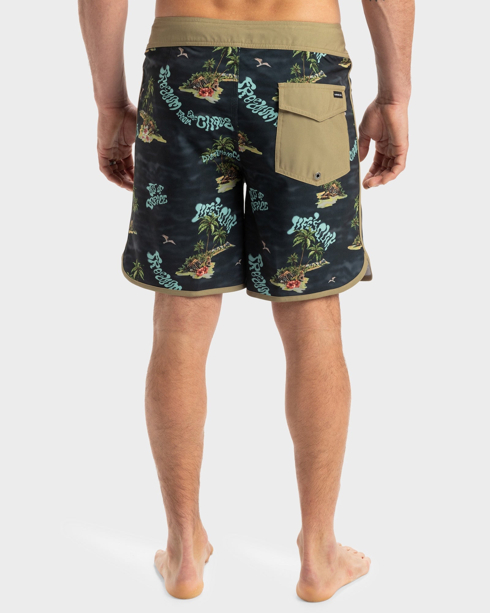 Mens Surfsilk Scallop 18" Boardshorts