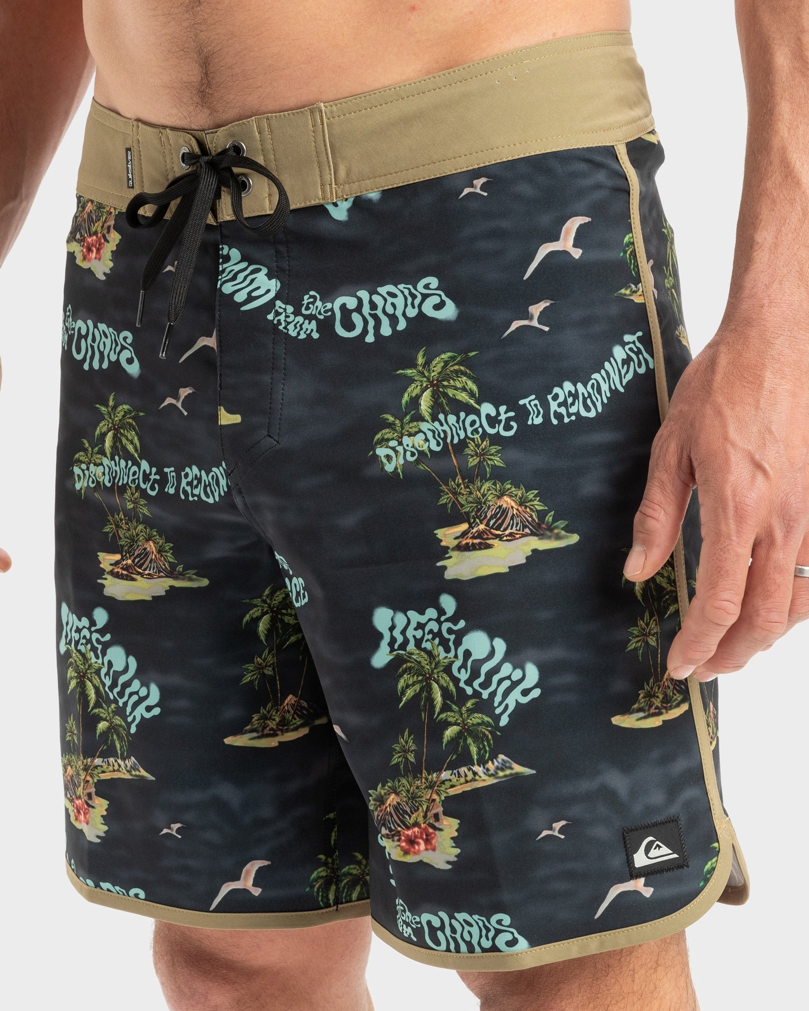 Mens Surfsilk Scallop 18" Boardshorts