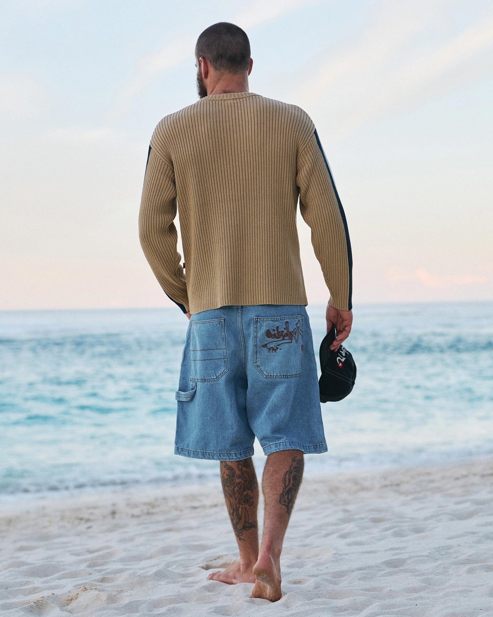Mens YG Baggy Denim Shorts – Indigo Light – Quiksilver AU