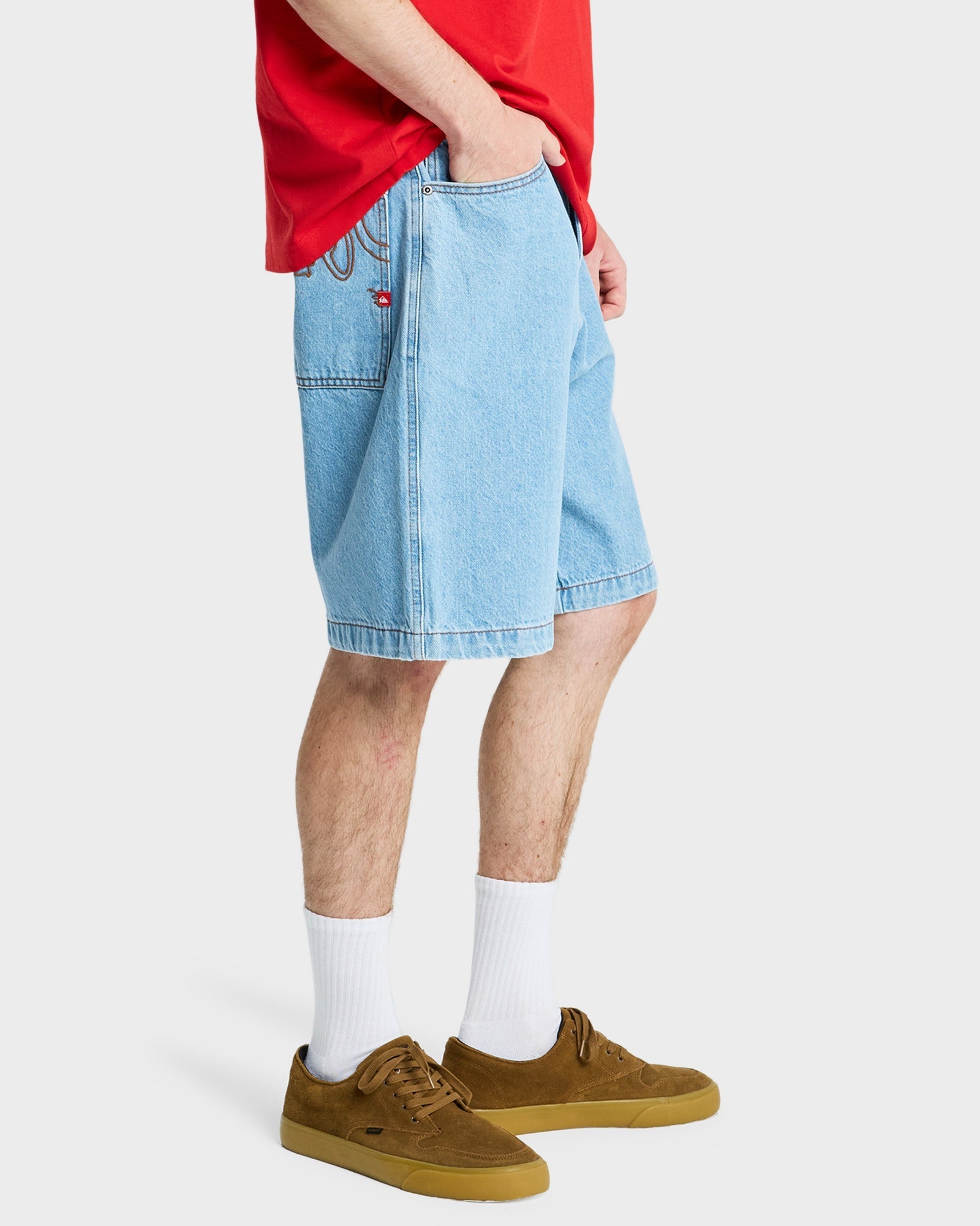 Mens YG Baggy Denim Shorts