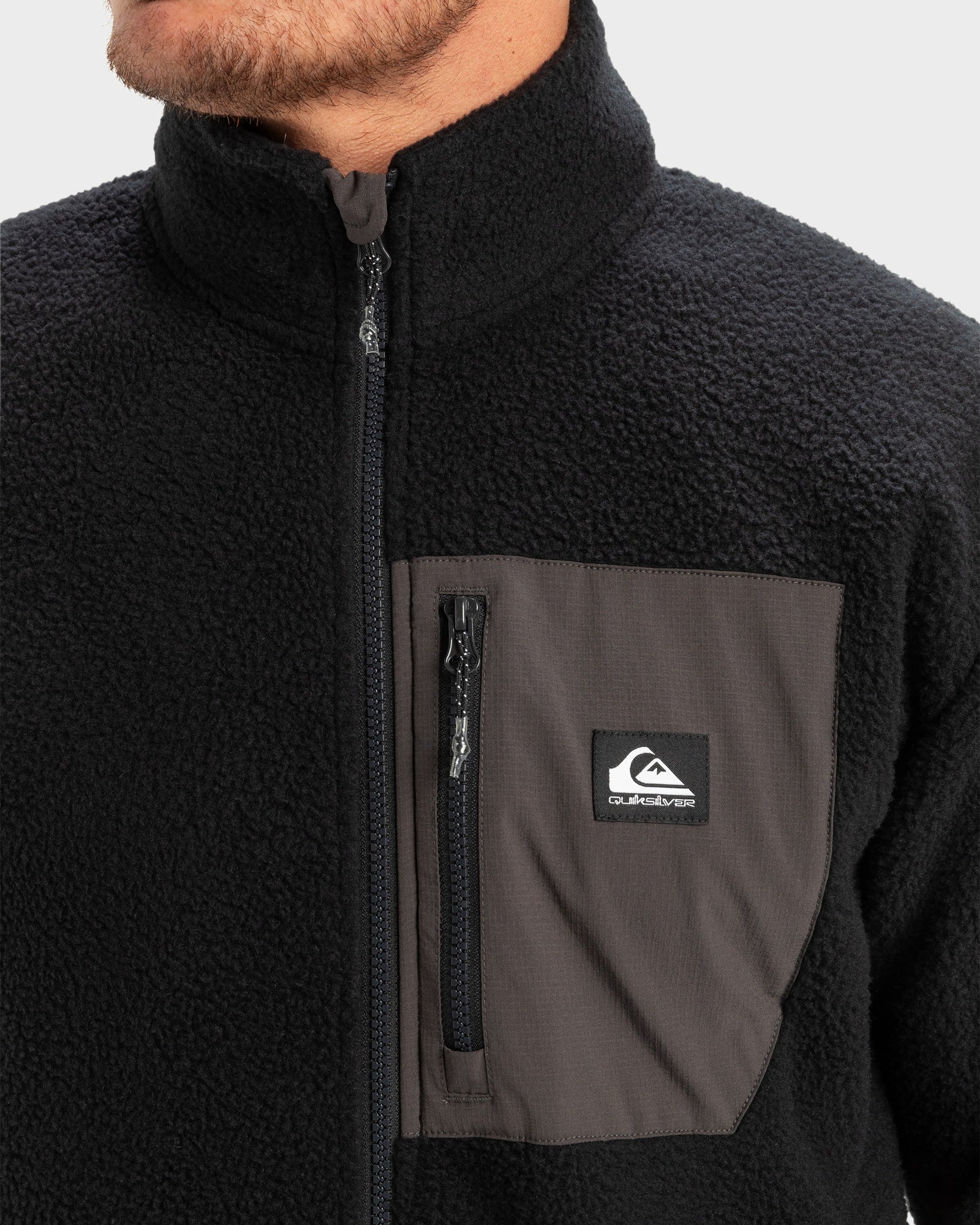 Mens Clean Coast Full Zip Crew Neck