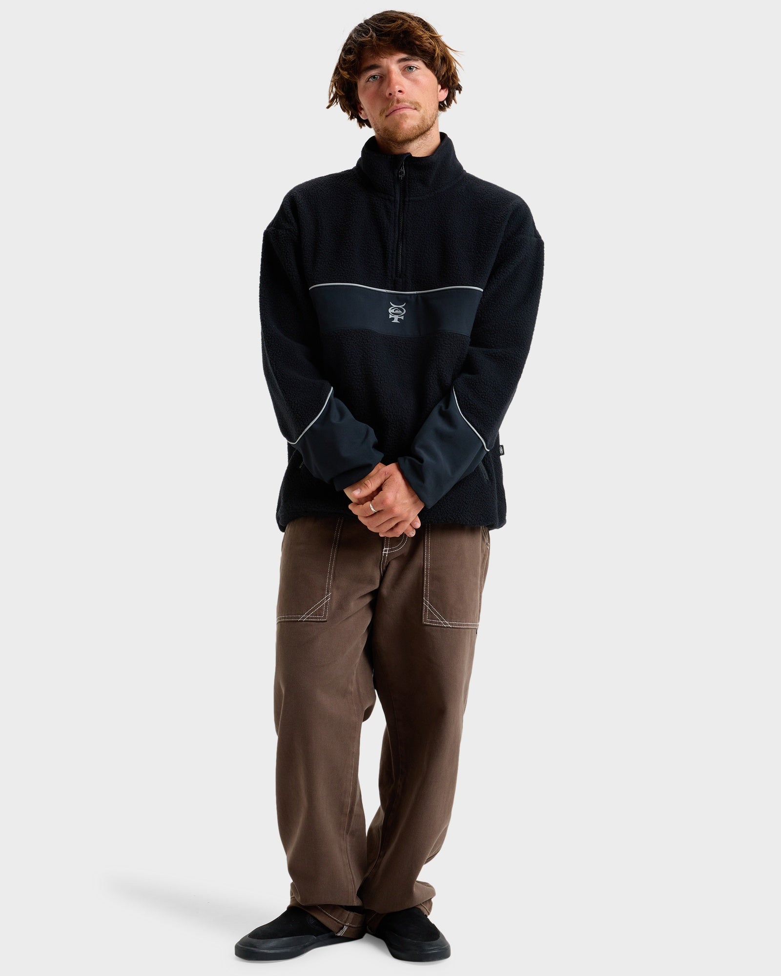 Mens Mercury Sherpa Half Zip Sweatshirt