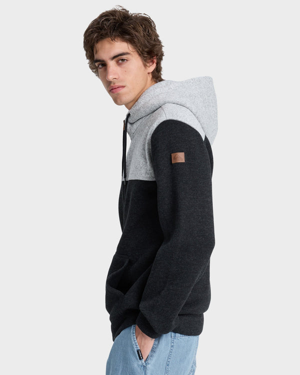 Mens Keller Block Zip Up Hoodie