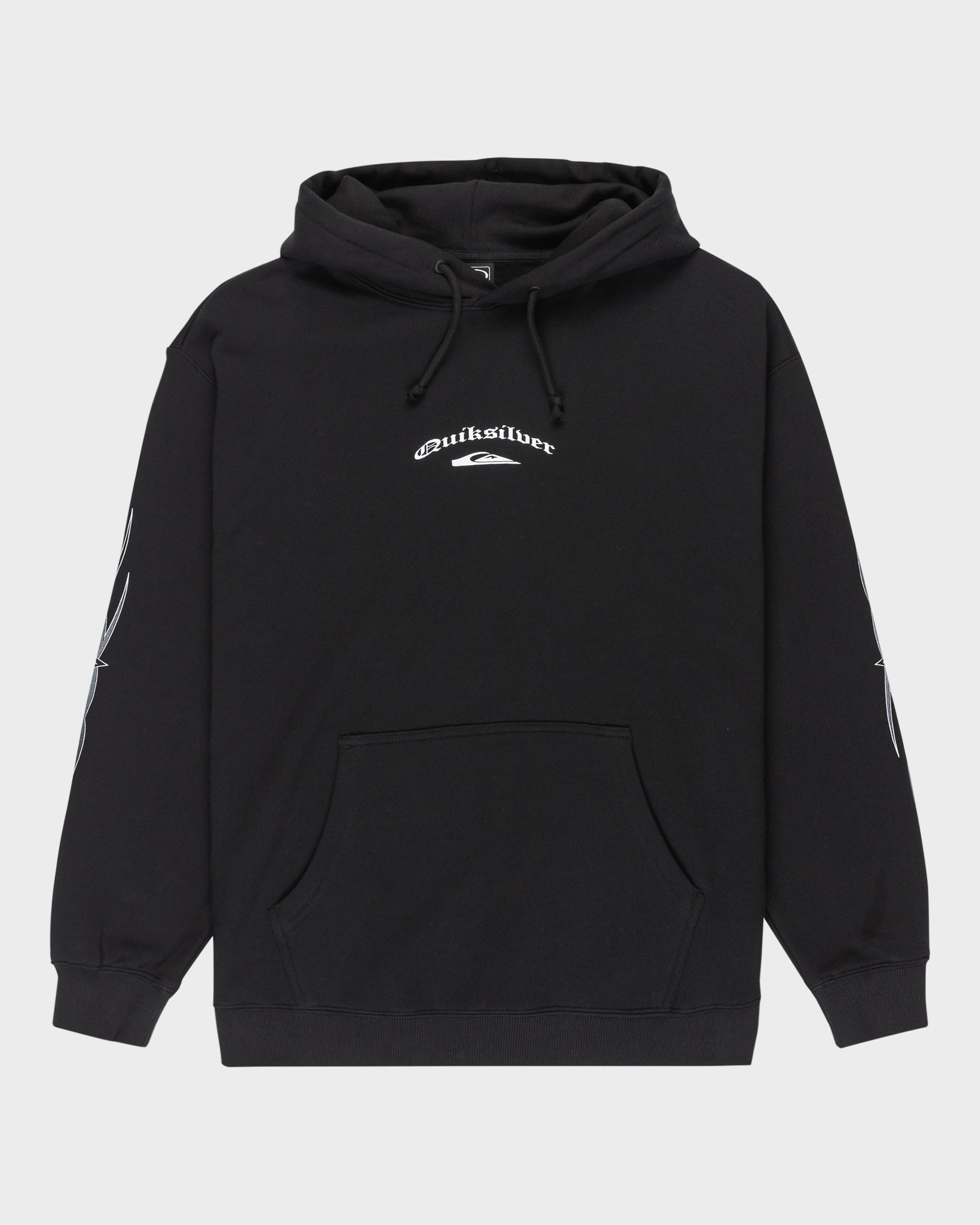 Mens Stretch Tribal Pullover Hoodie – Black – Quiksilver AU